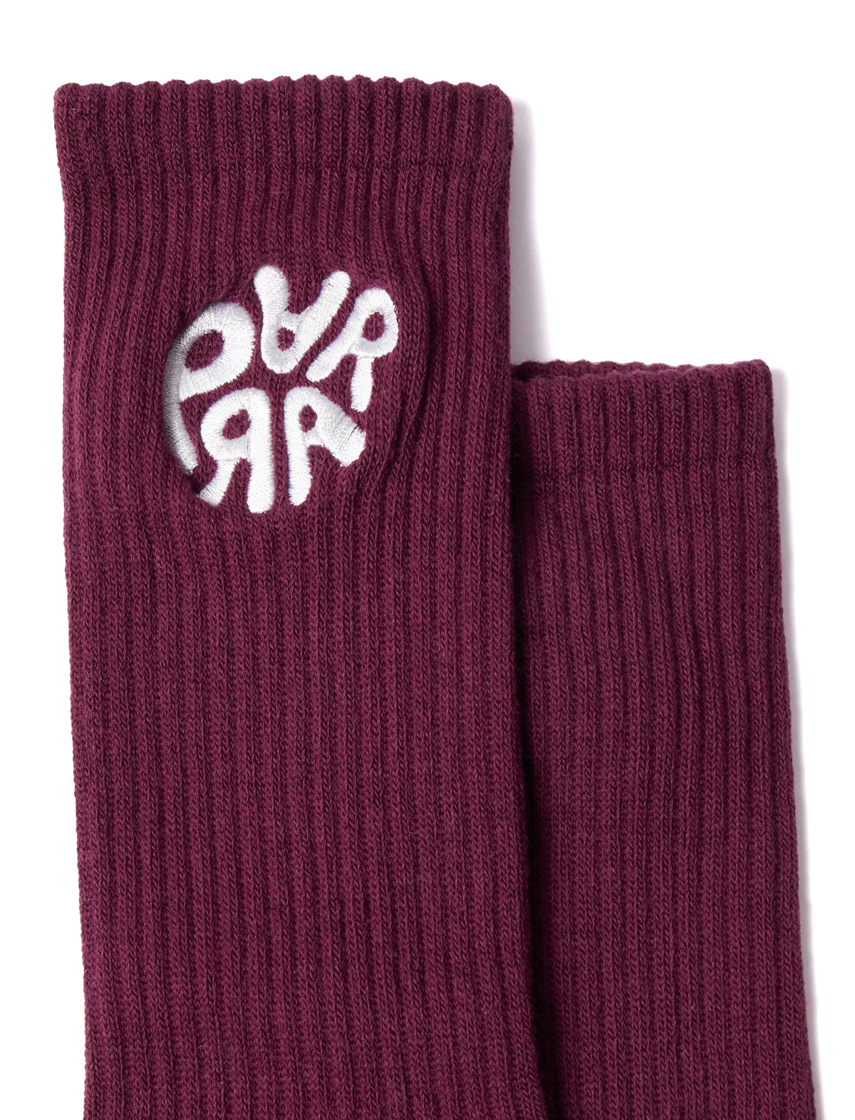 By Parra 1976 Logo Crew Socks Purple