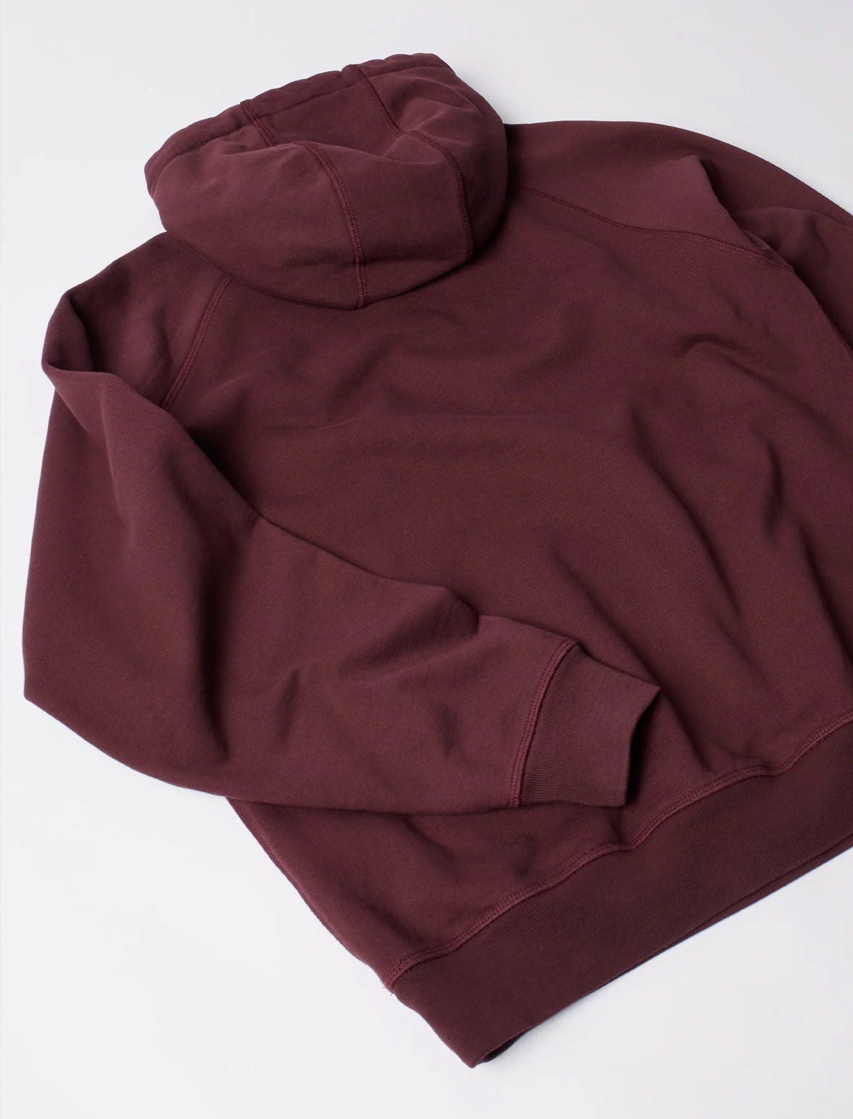 By Parra Crow Logo Hooded Sweatshirt Dark Burgundy