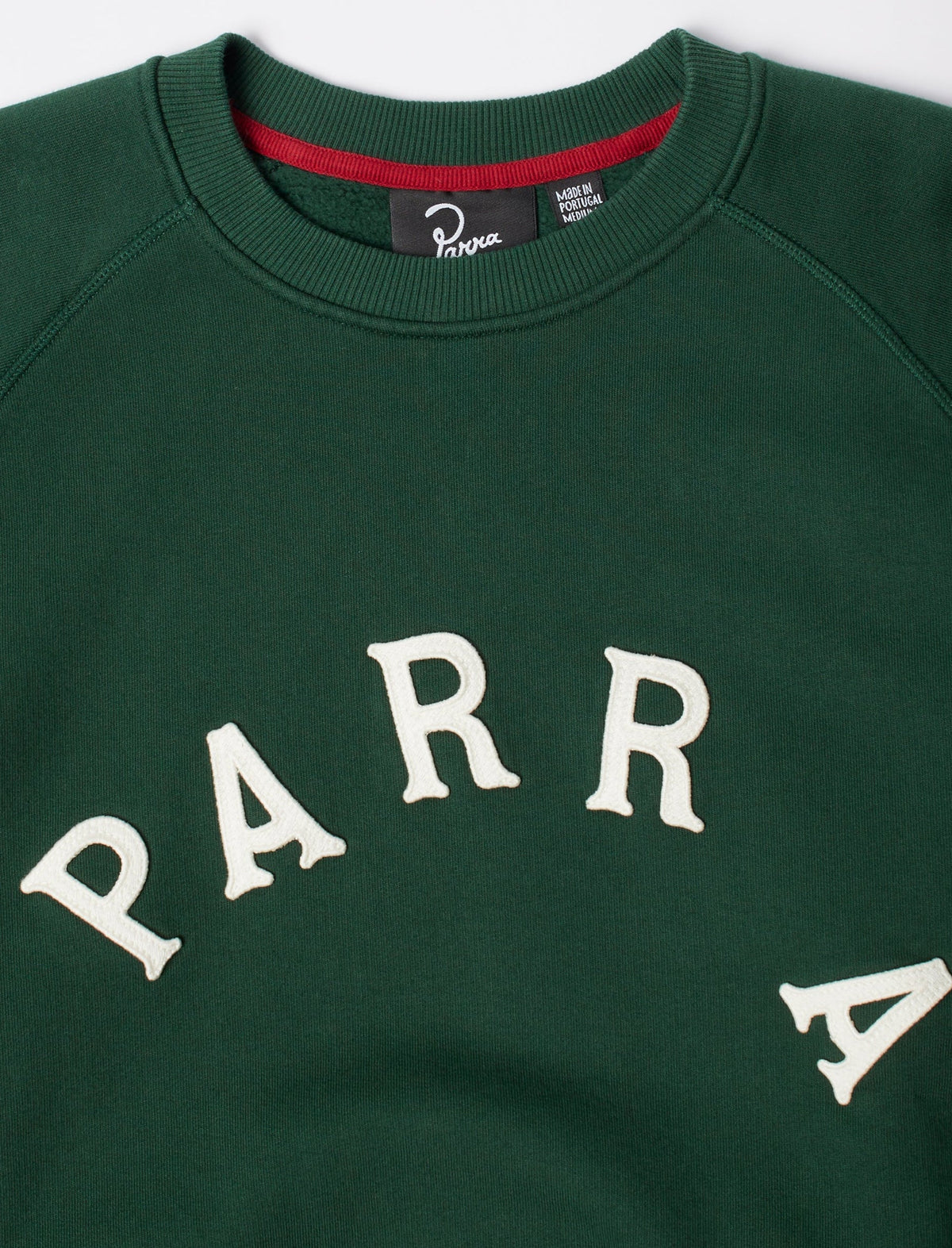 By Parra Drunk Parent Crew Neck Sweater Green