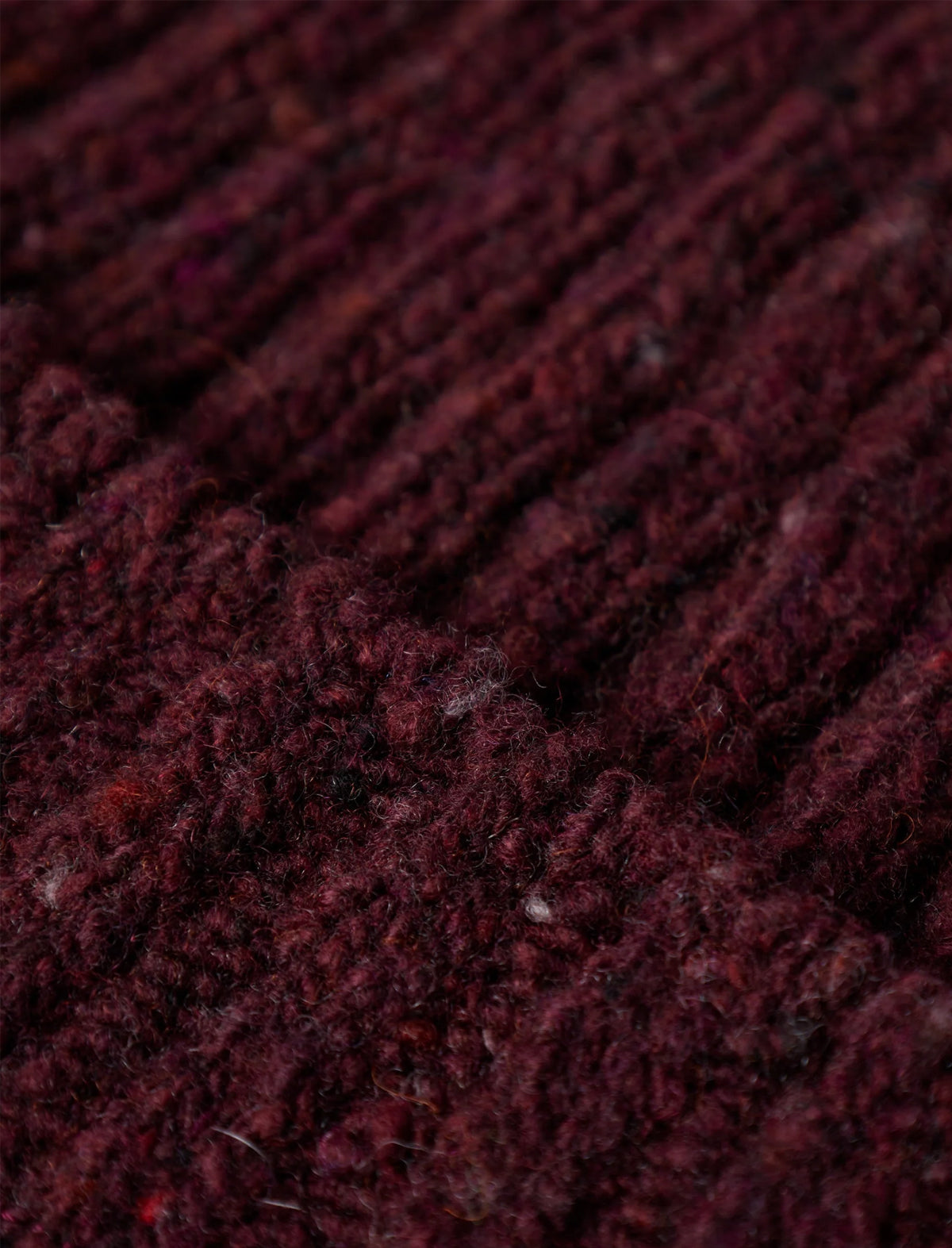 By Parra Reversed Flag Beanie Dark Burgundy