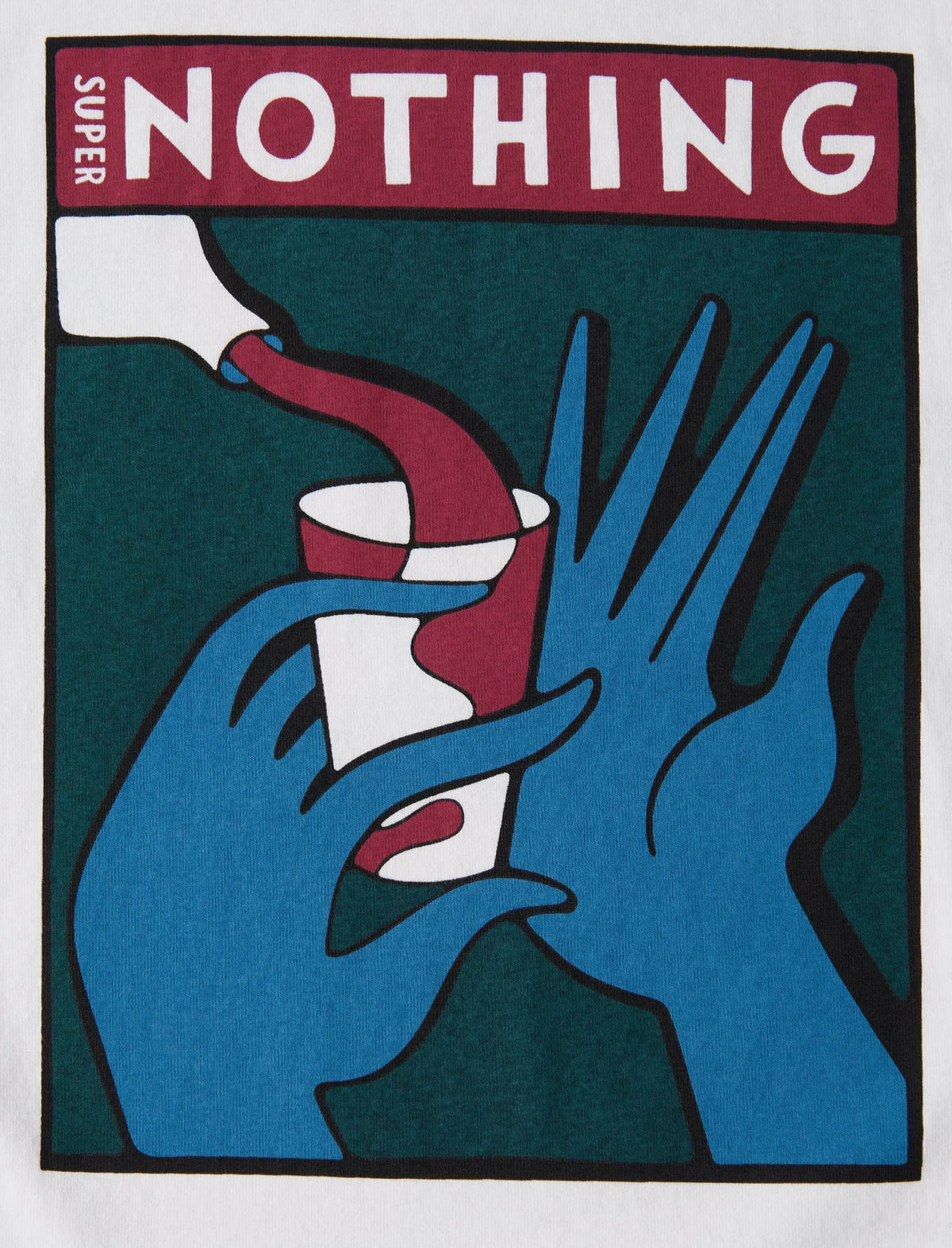 By Parra Super Nothing T-Shirt White