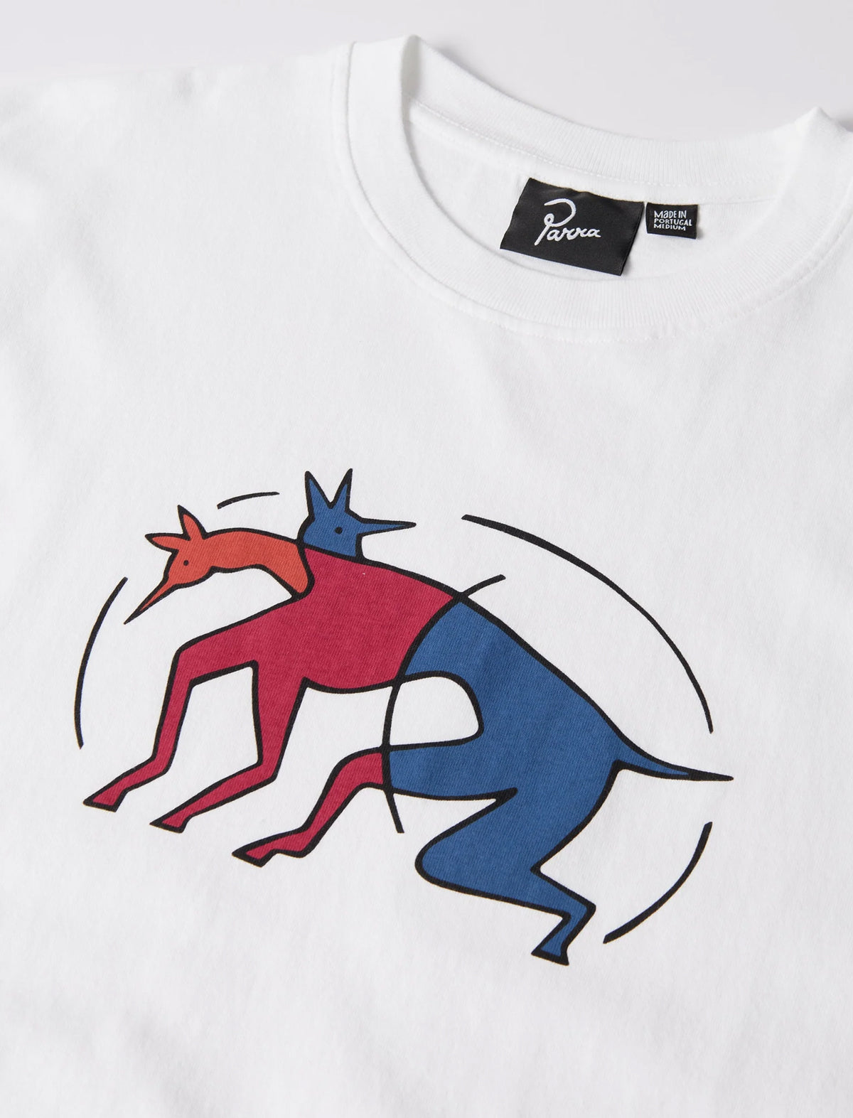 By Parra The Zoomies T-Shirt White