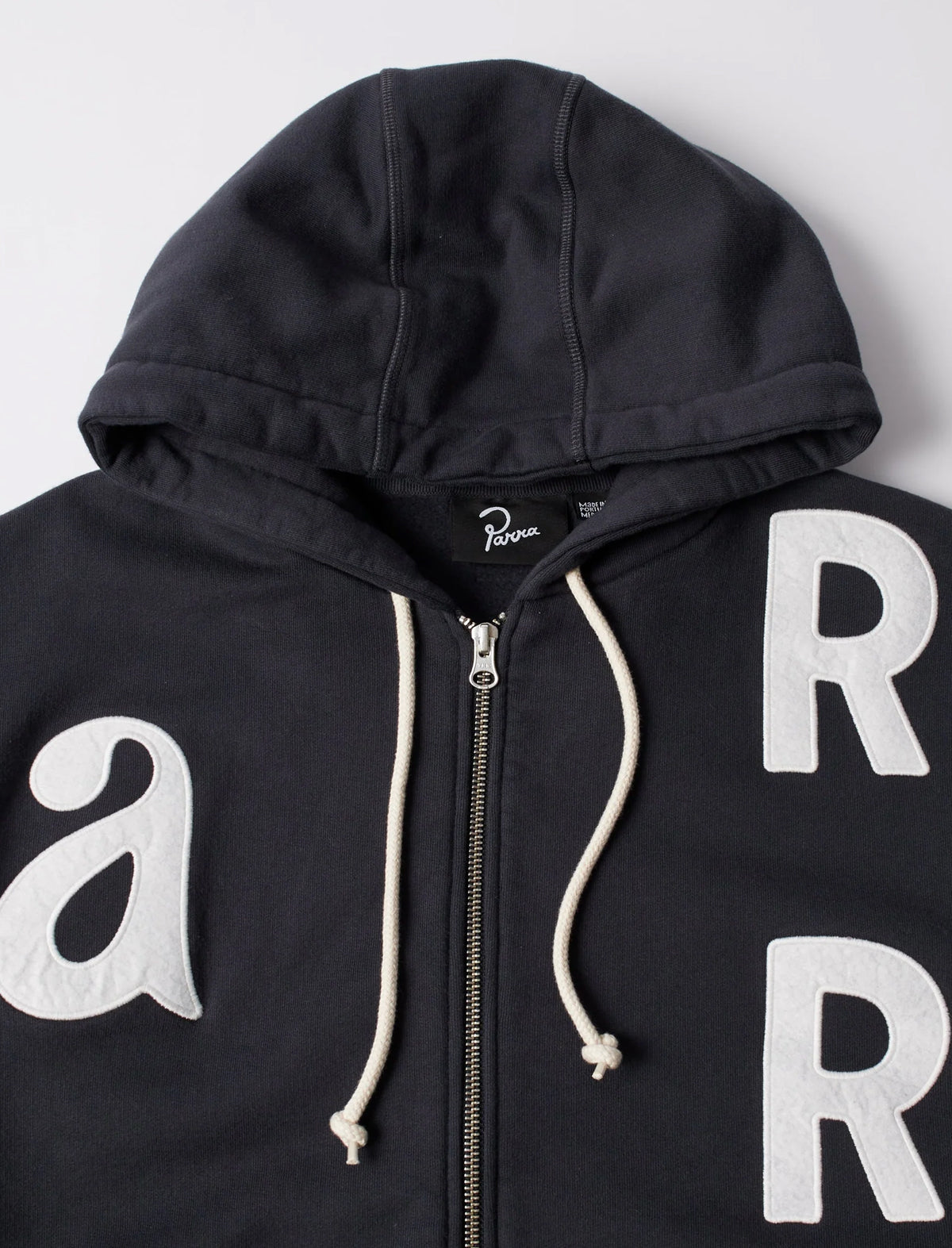 By Parra Word Salad Zip Hoodie Dark Navy