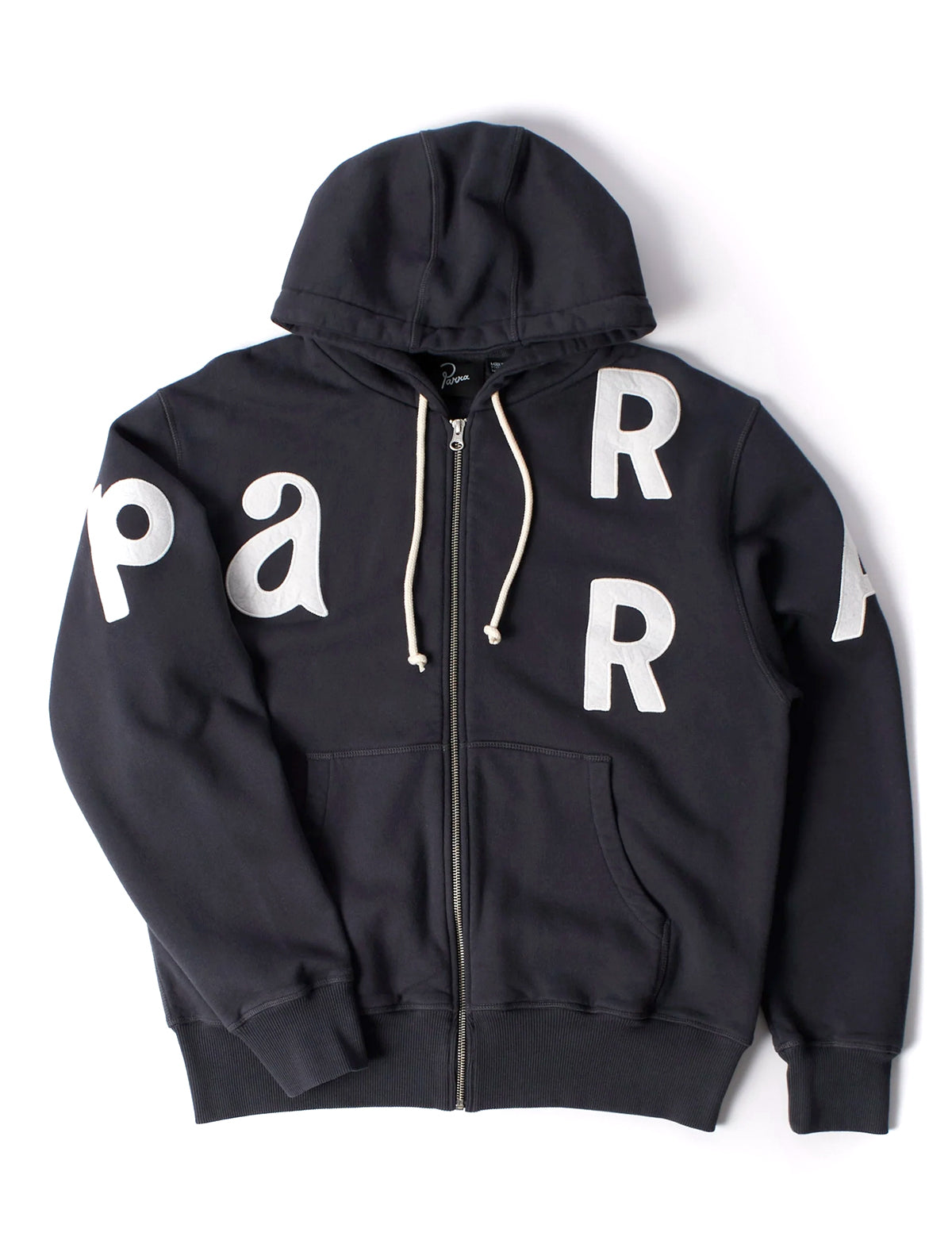 By Parra Word Salad Zip Hoodie Dark Navy