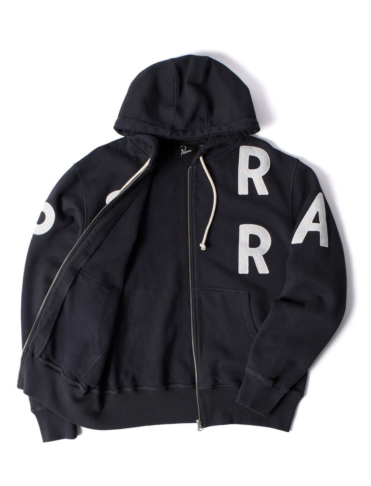 By Parra Word Salad Zip Hoodie Dark Navy