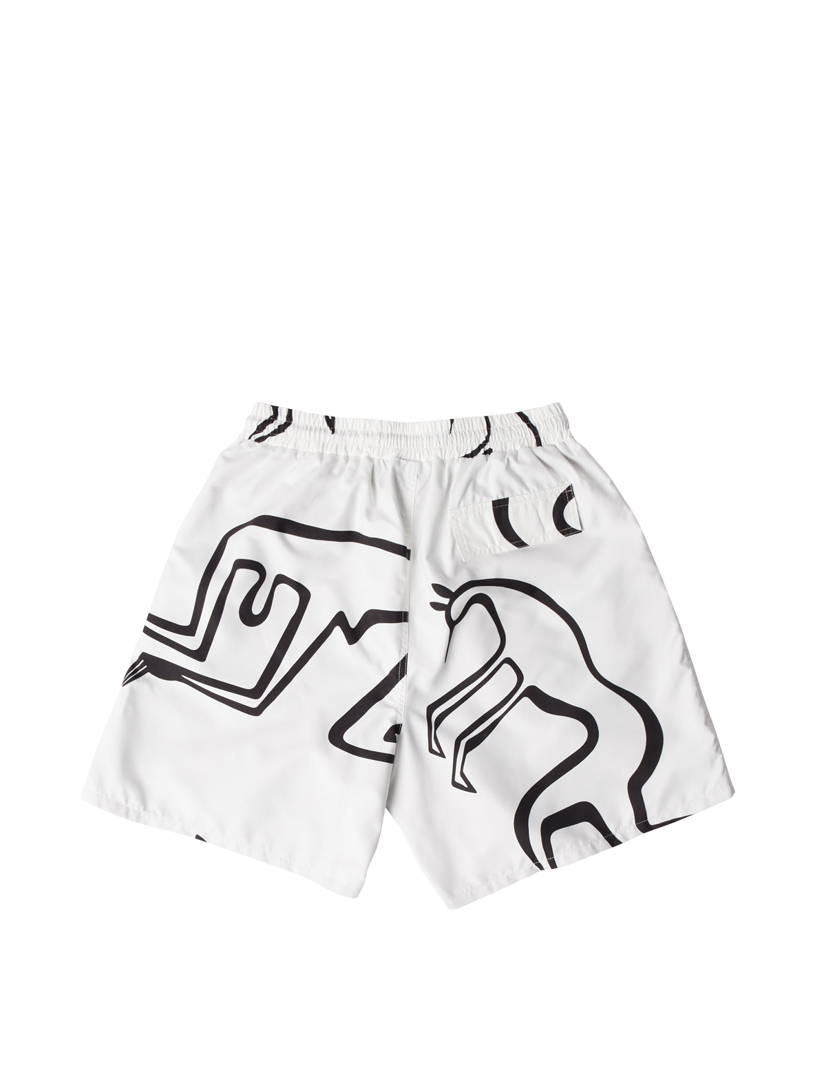By Parra Yoga Walks Swim Shorts White