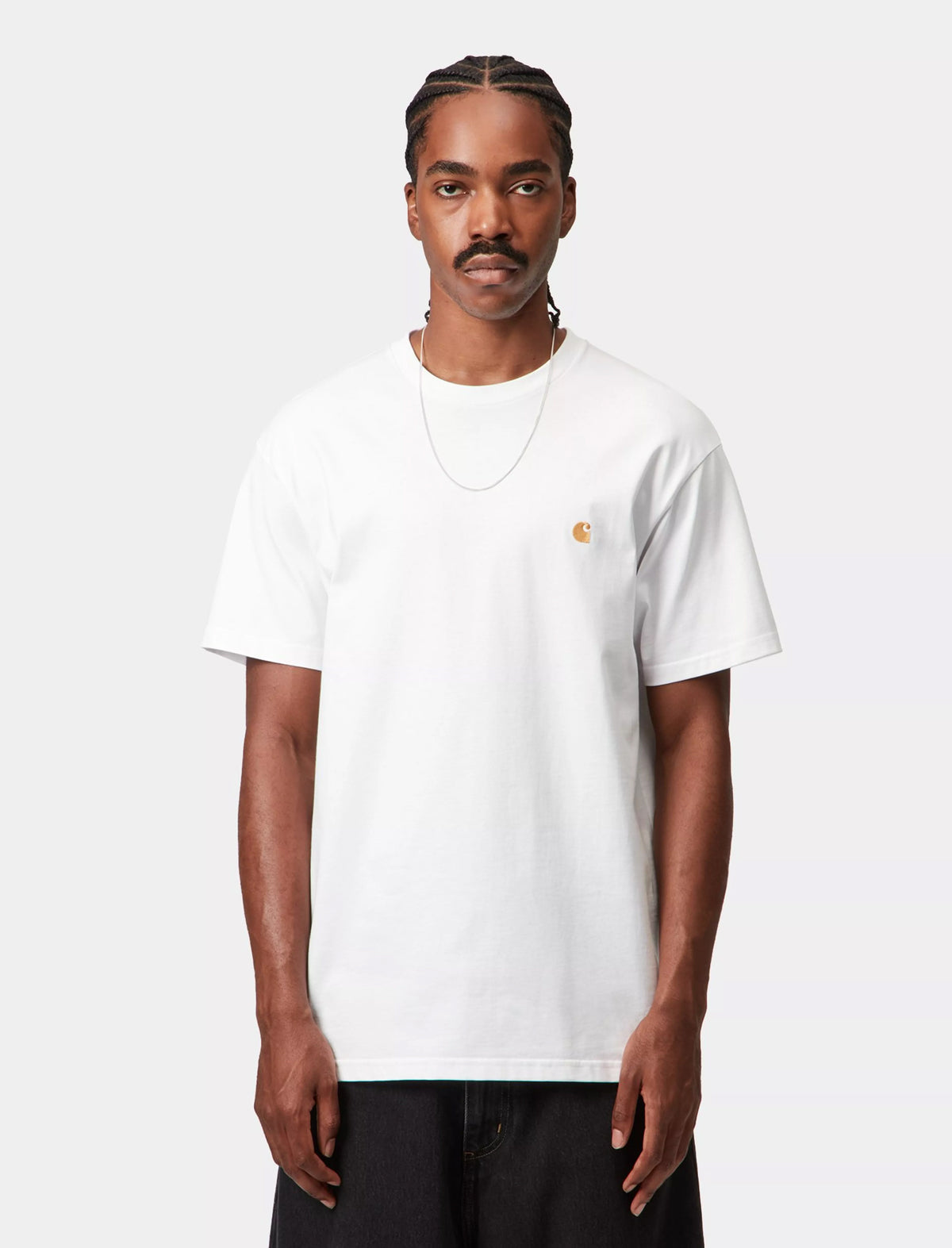 Carhartt WIP S/S Chase T-Shirt White/Gold