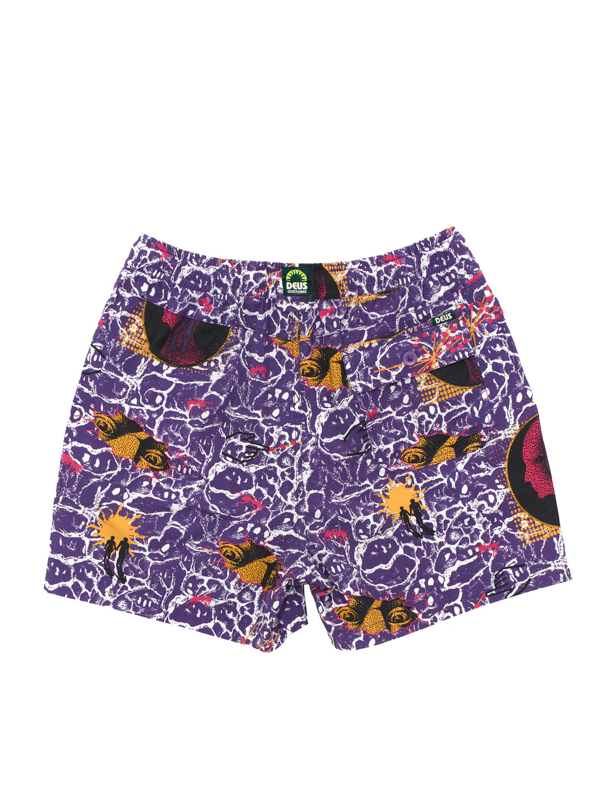 Deus Ex Machina Future History Boardshort (Mesh) Violet