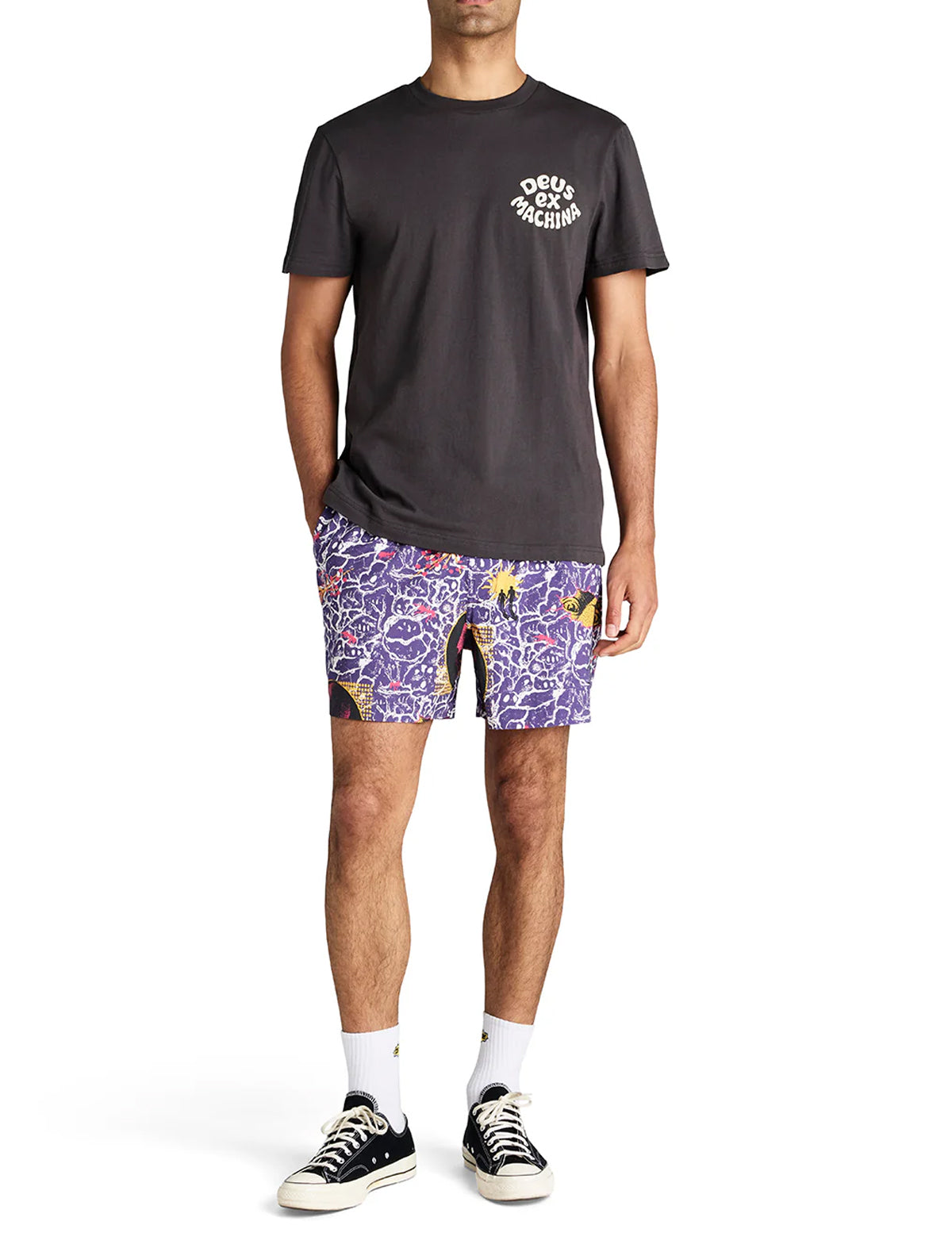 Deus Ex Machina Future History Boardshort (Mesh) Violet