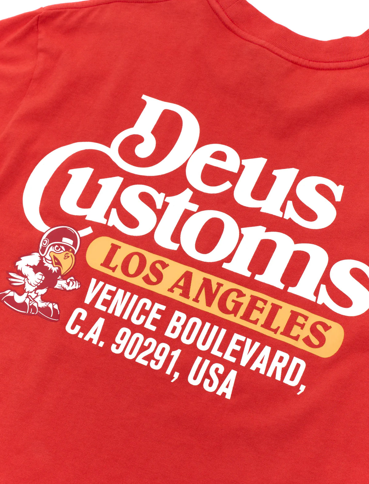 Deus Ex Machina Raptor T-Shirt Tangerine Tango