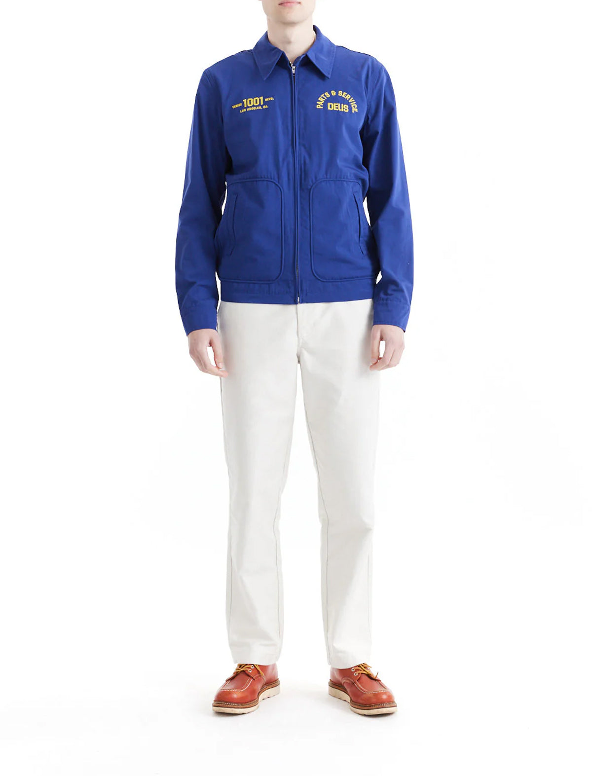 Deus Ex Machina Teller Drizzler Jacket Mechanic Blue