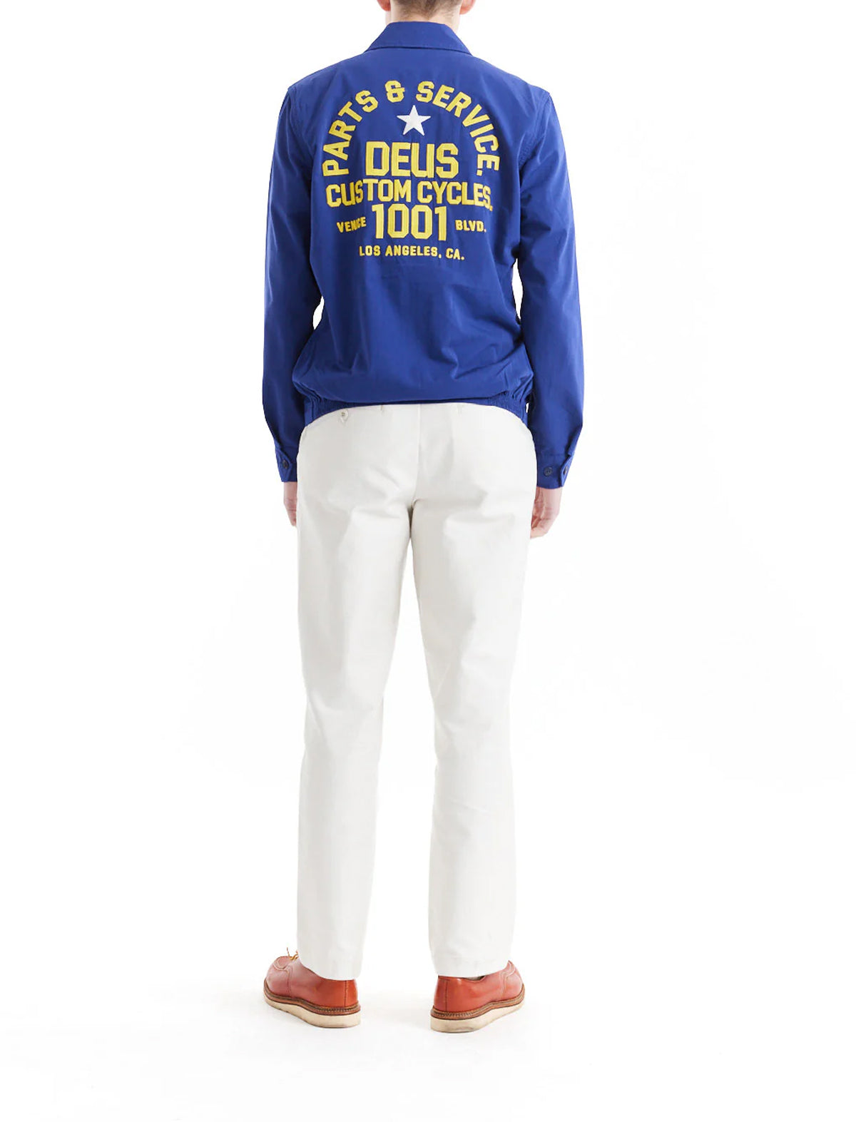 Deus Ex Machina Teller Drizzler Jacket Mechanic Blue