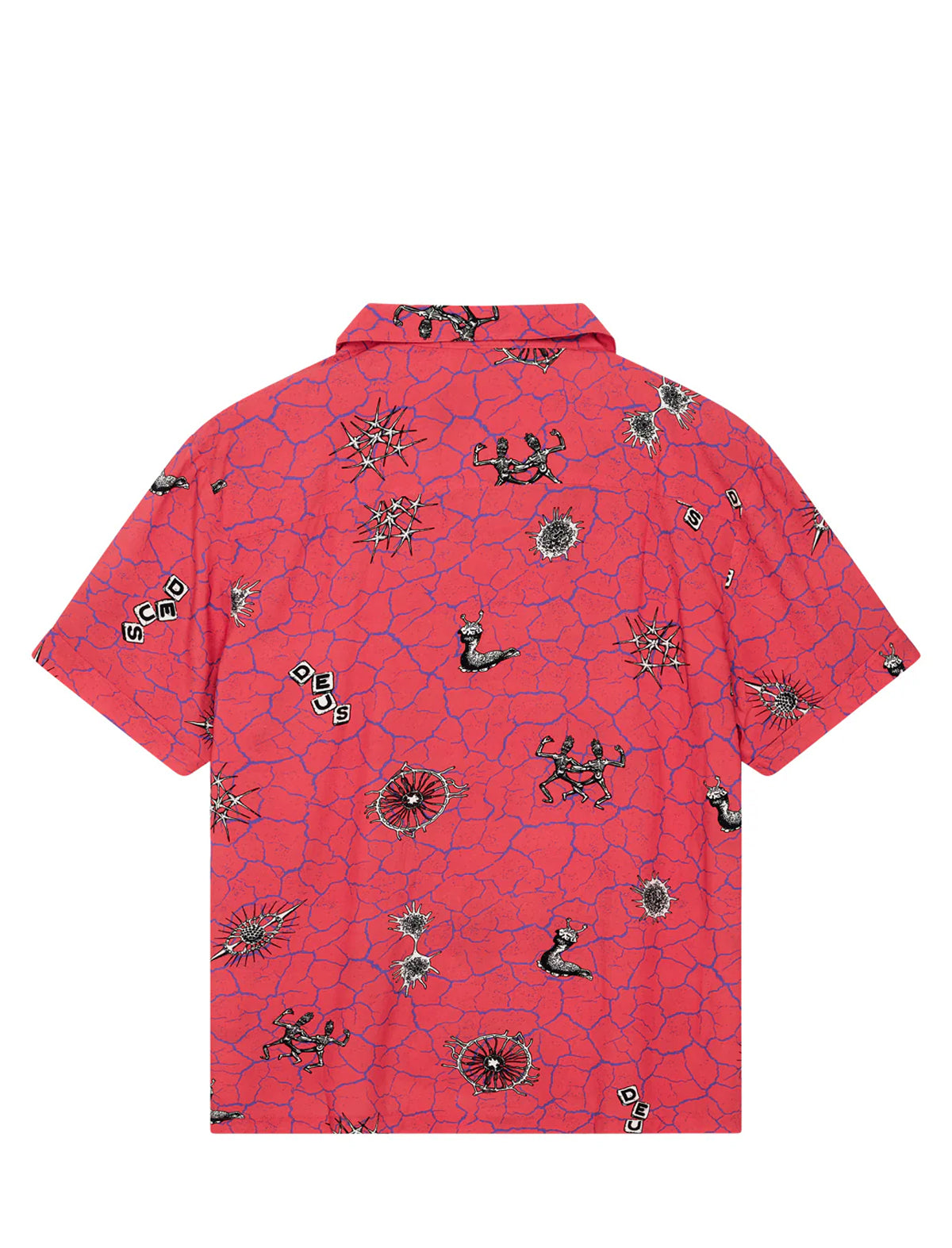 Deus Ex Machina Vibrant Virus Shirt Strawberry