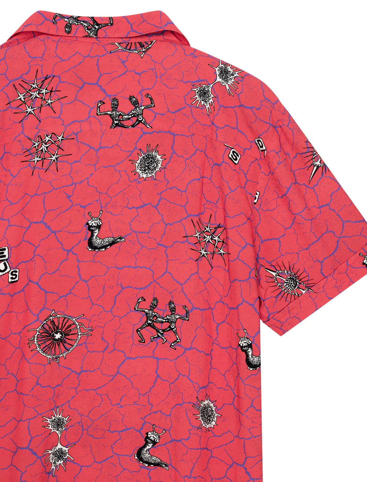 Deus Ex Machina Vibrant Virus Shirt Strawberry