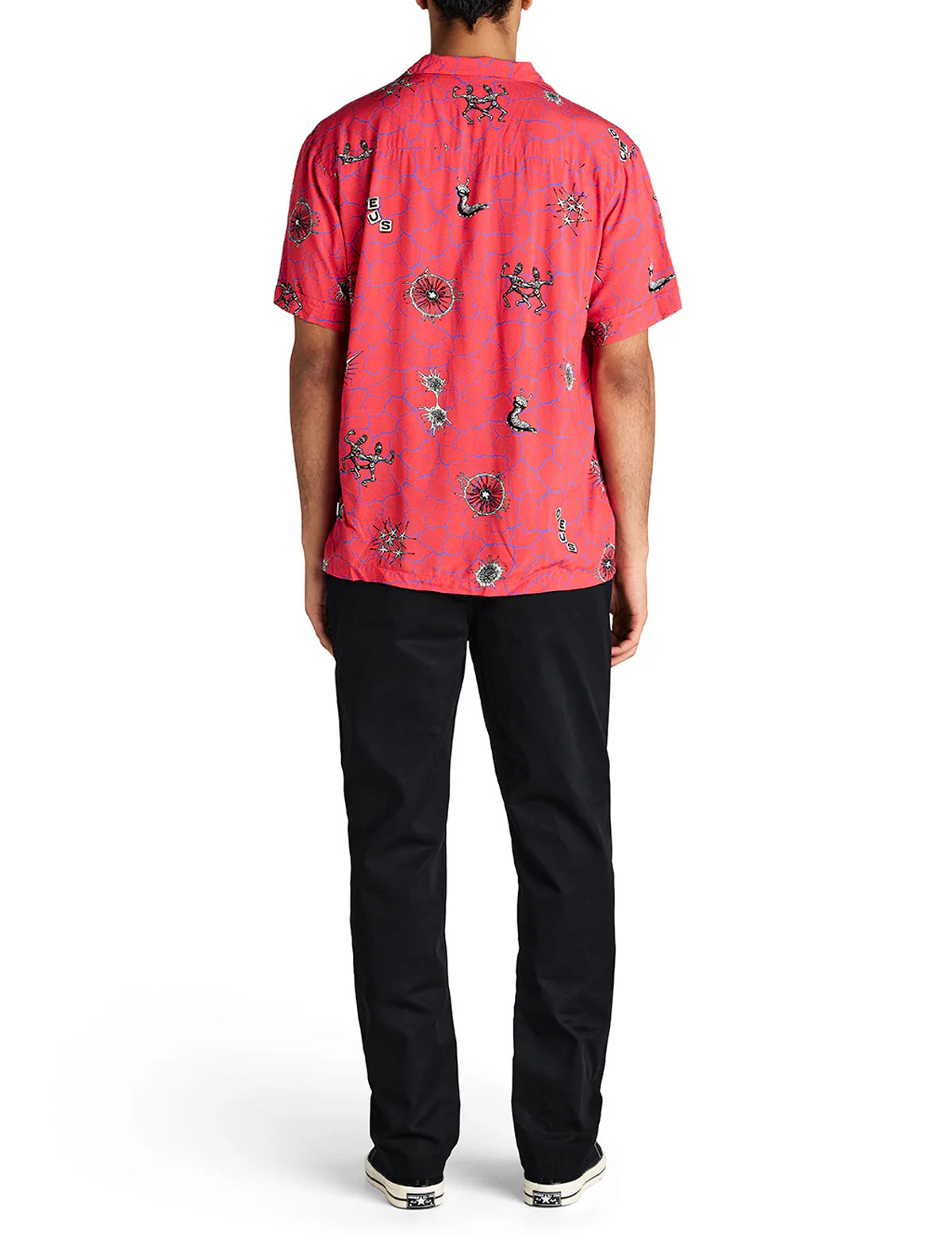 Deus Ex Machina Vibrant Virus Shirt Strawberry