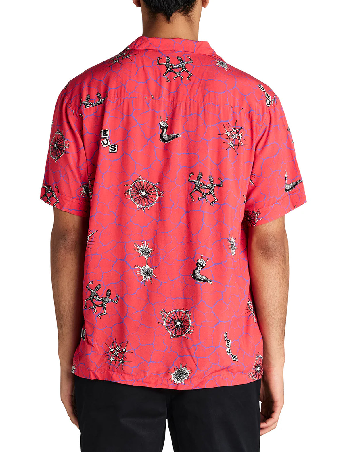 Deus Ex Machina Vibrant Virus Shirt Strawberry