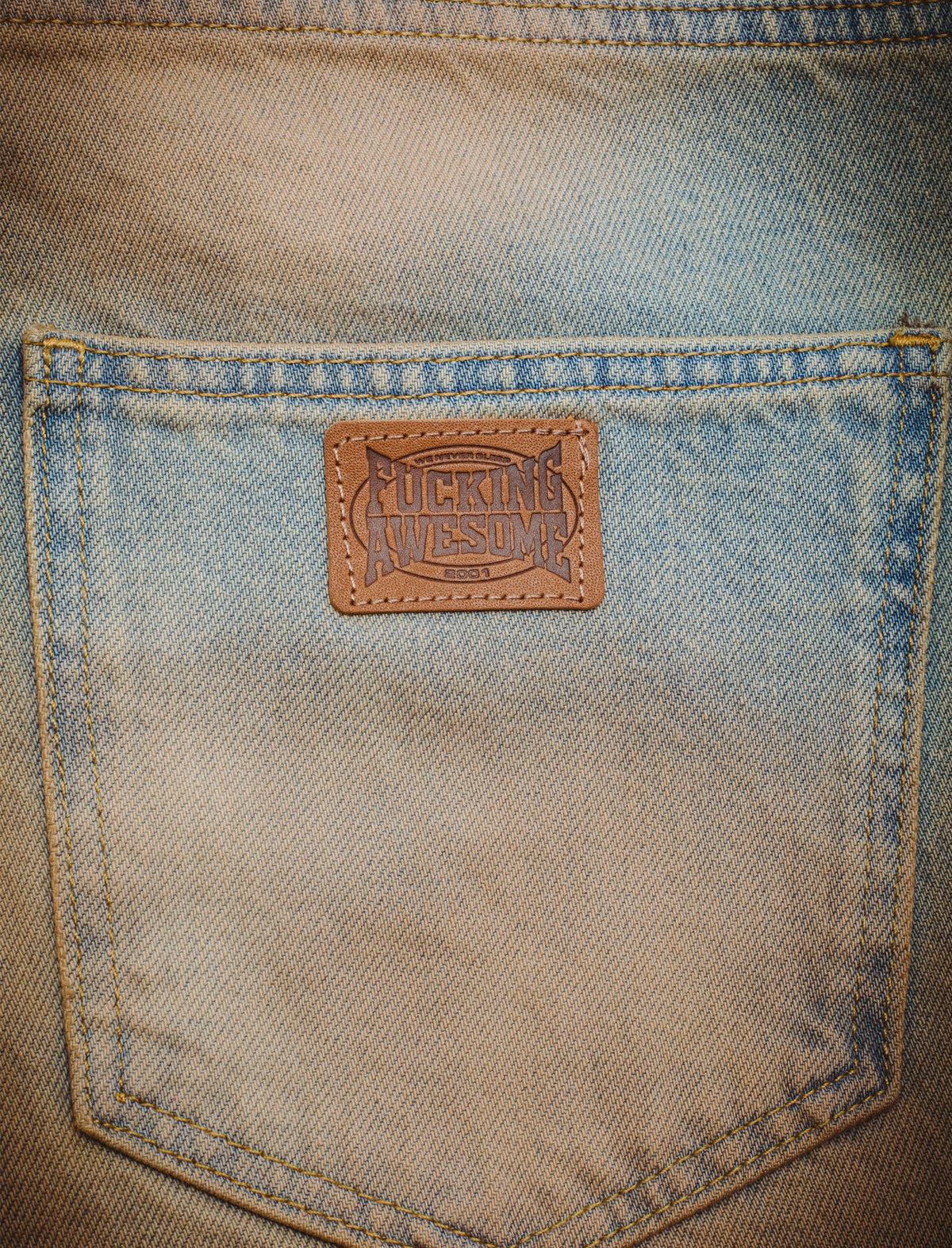 Fucking Awesome Fecke Washed Jeans Washed Blue
