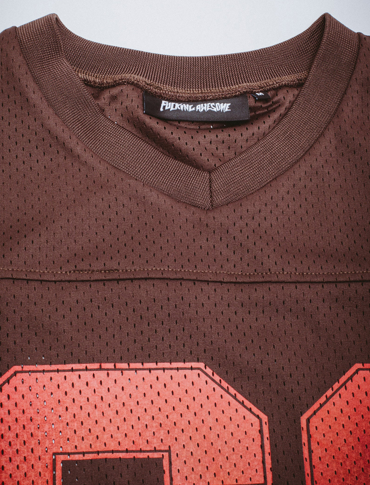 Fucking Awesome Stamp Logo Practice Jersey Brown