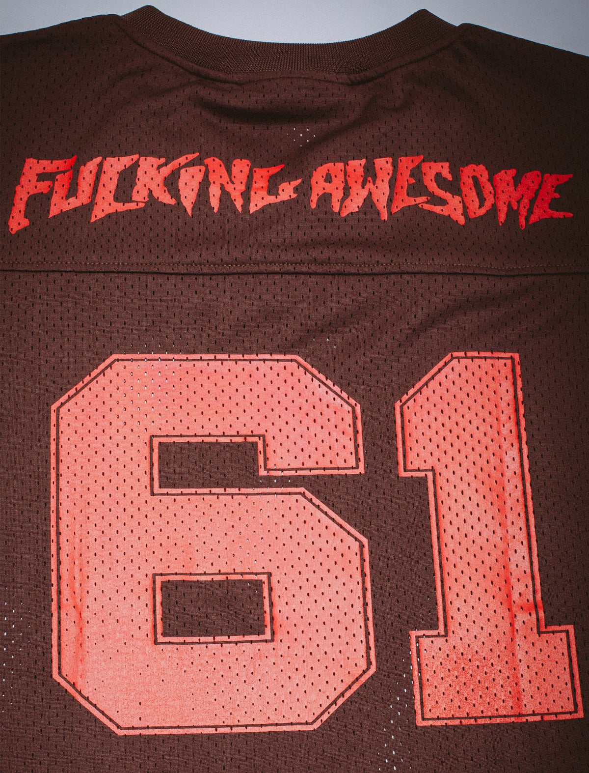 Fucking Awesome Stamp Logo Practice Jersey Brown
