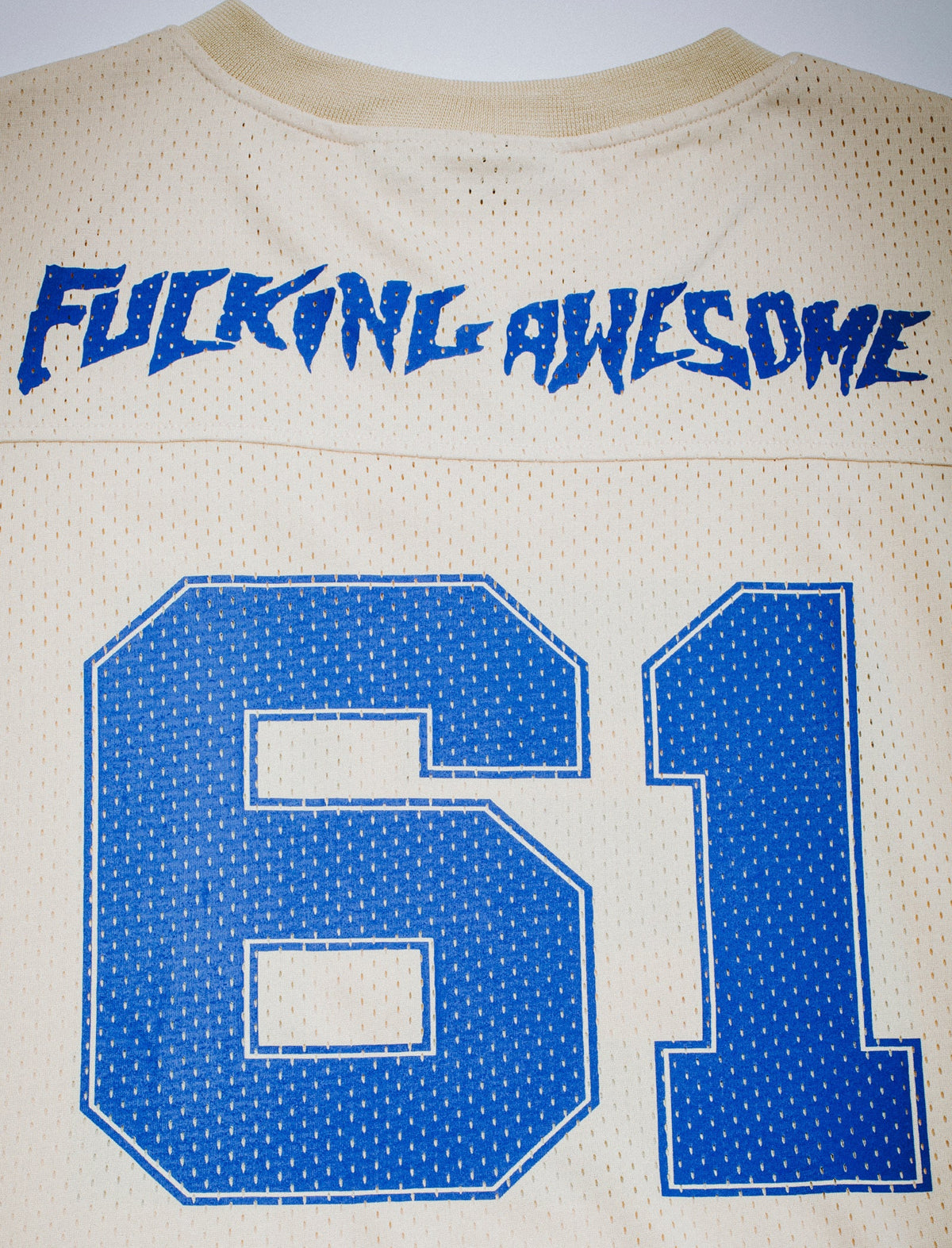 Fucking Awesome Stamp Logo Practice Jersey Cream
