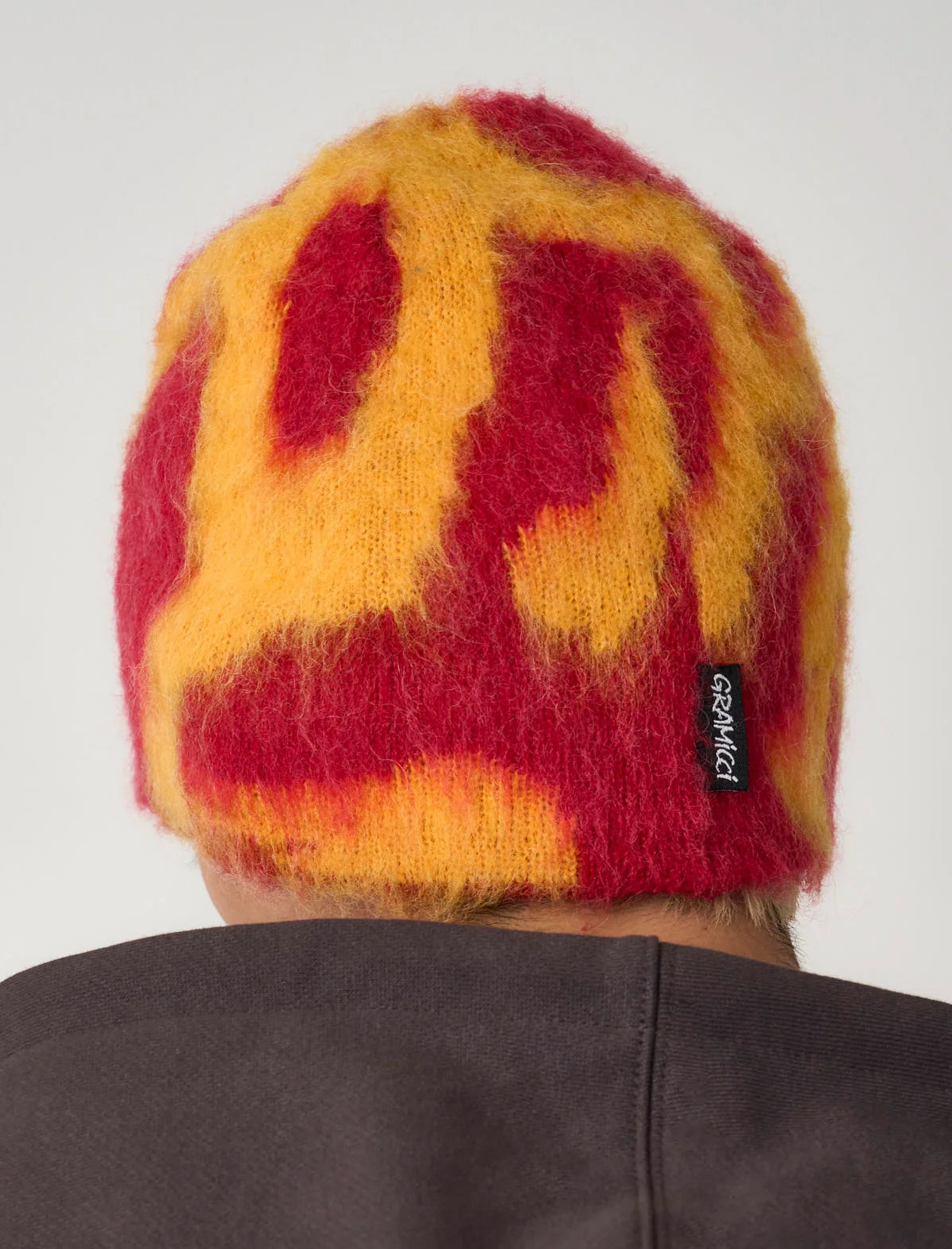 Gramicci Mohair Burly Runningman Beanie Burnt Orange