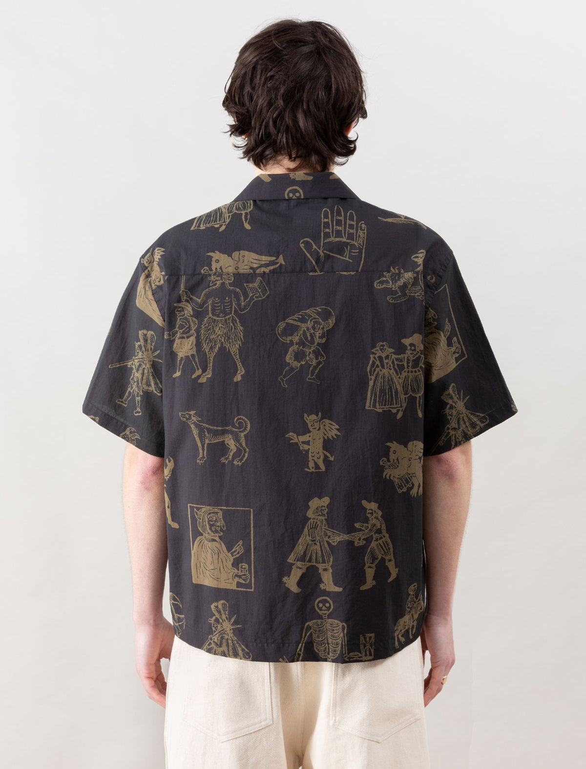 Heresy Woodcut Shirt Black