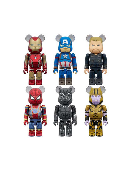 Medicom Bearbrick Chase Marvel The Infinity Saga 100% Blind Box