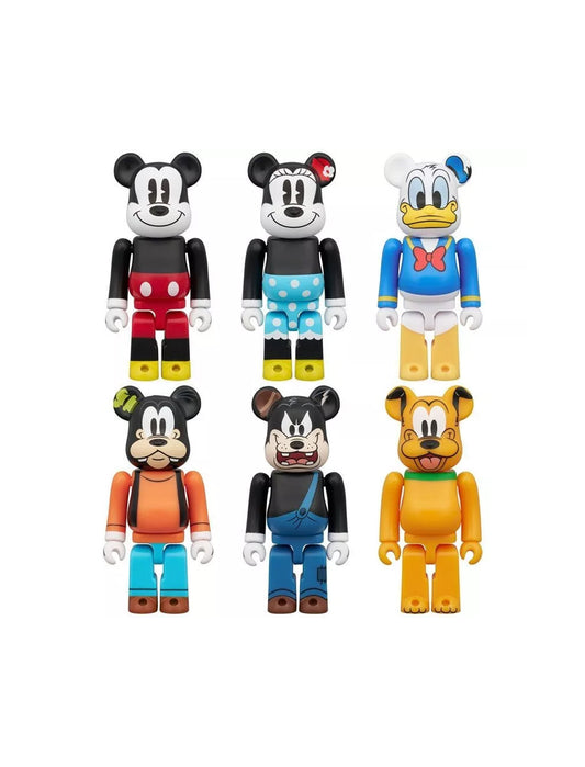 Medicom Bearbrick Chase Mickey and Friends 100% Blind Box