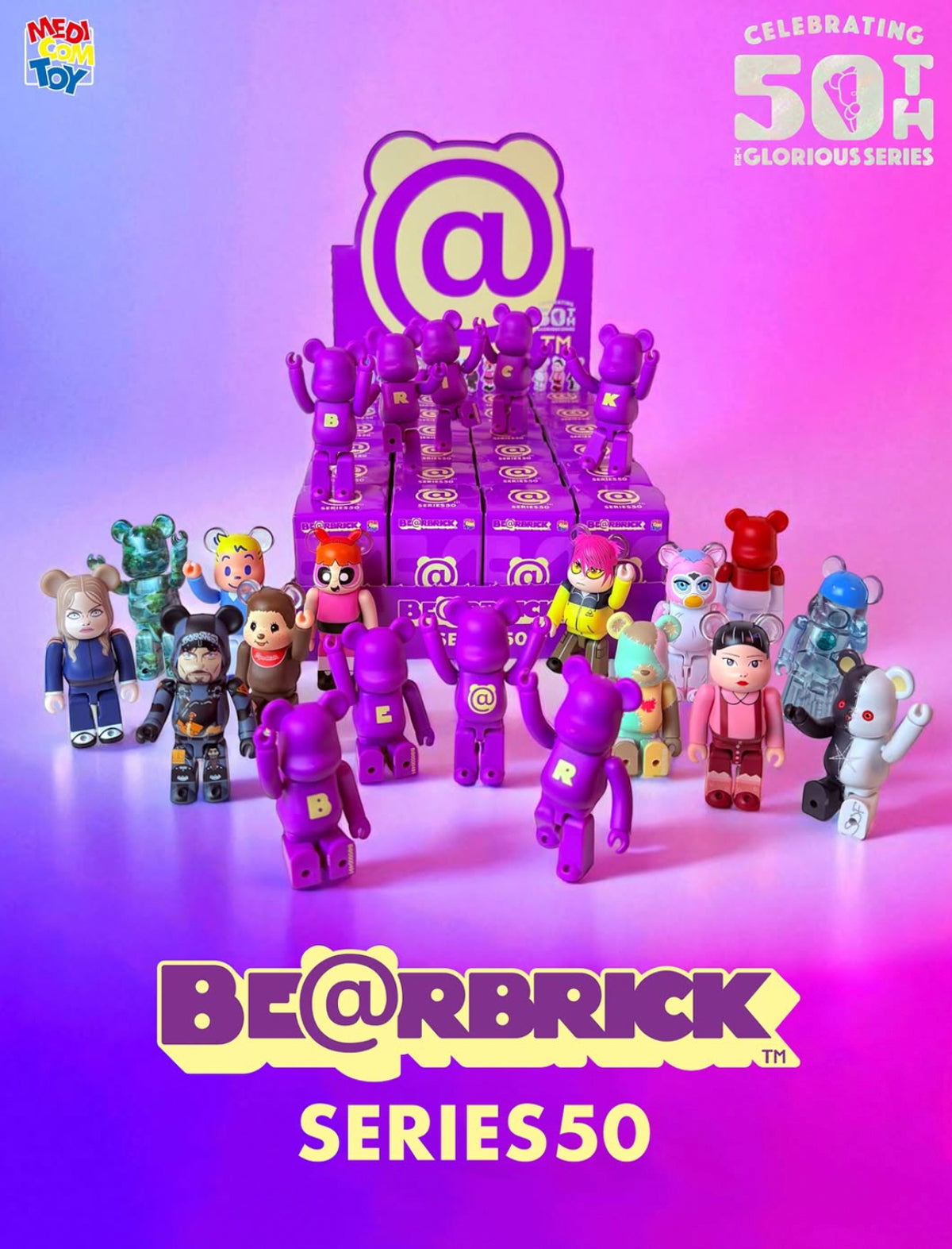 Medicom Bearbrick Series 50 100% Blind Box