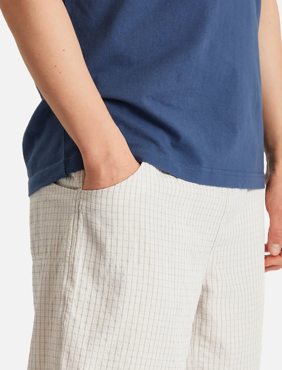 Metalwood Textured Caddy Shorts Oat