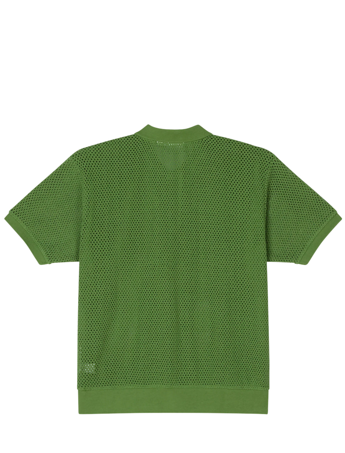 Obey Saratoga Mesh Polo Shirt SS Piquant Green