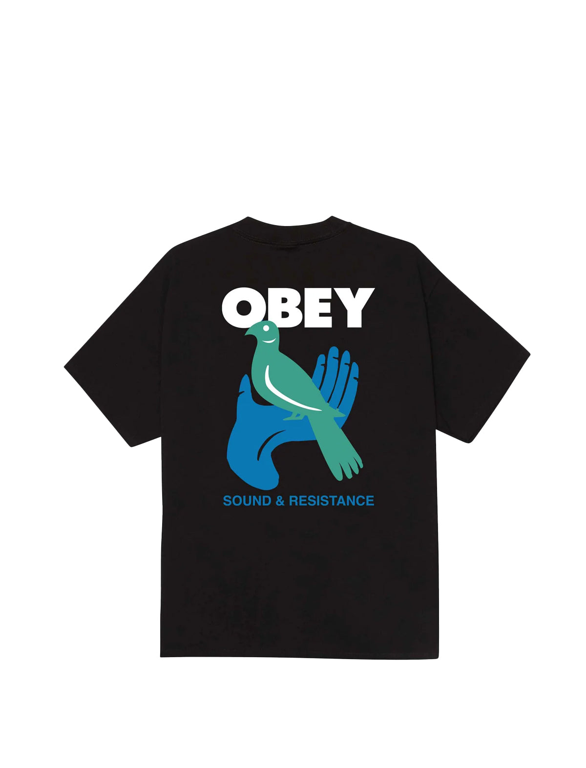 Obey Sound & Resistance T-Shirt Black