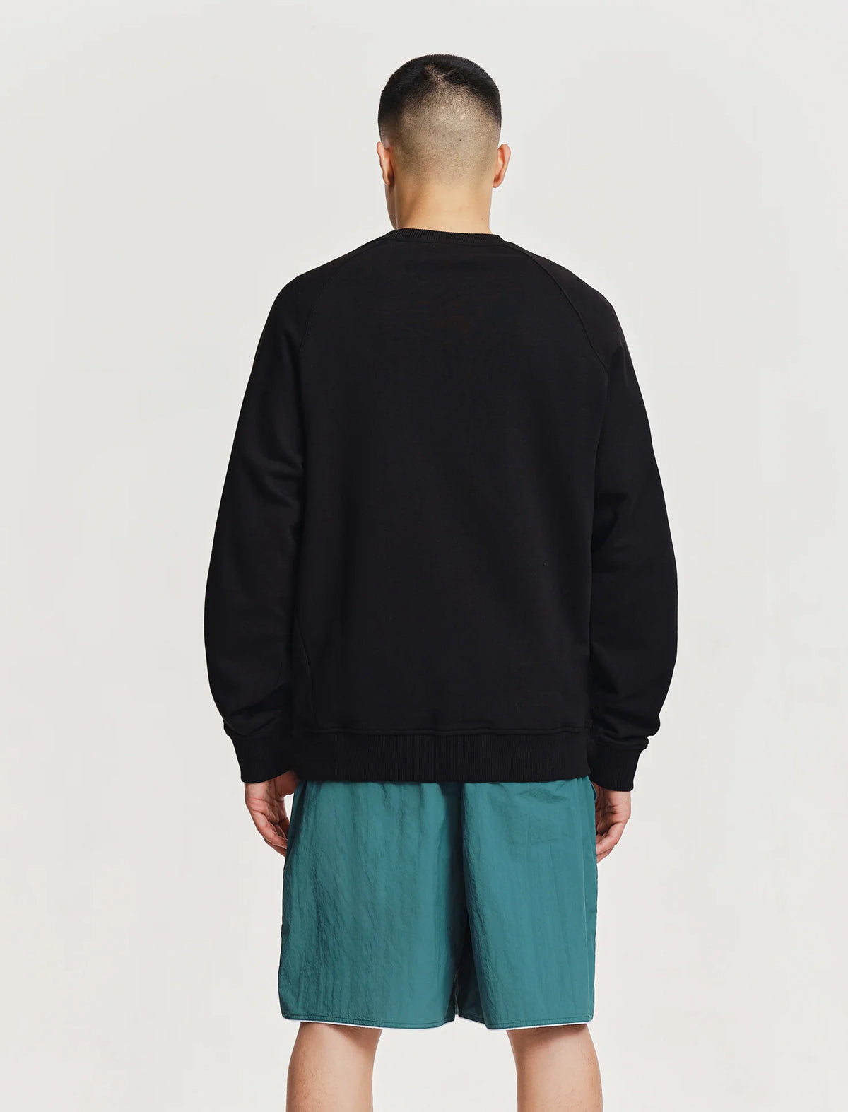 Parlez Varsity Crew Sweatshirt Black