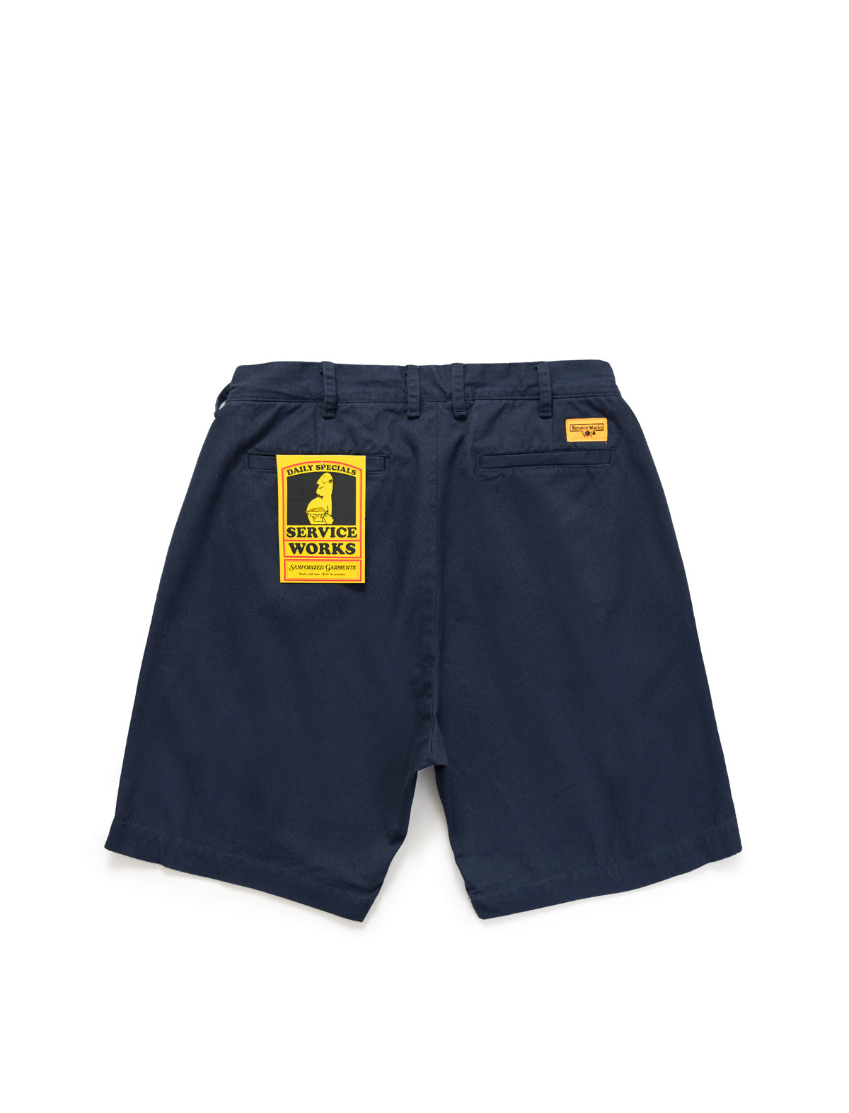 Service Works Drill Part Timer Shorts Navy