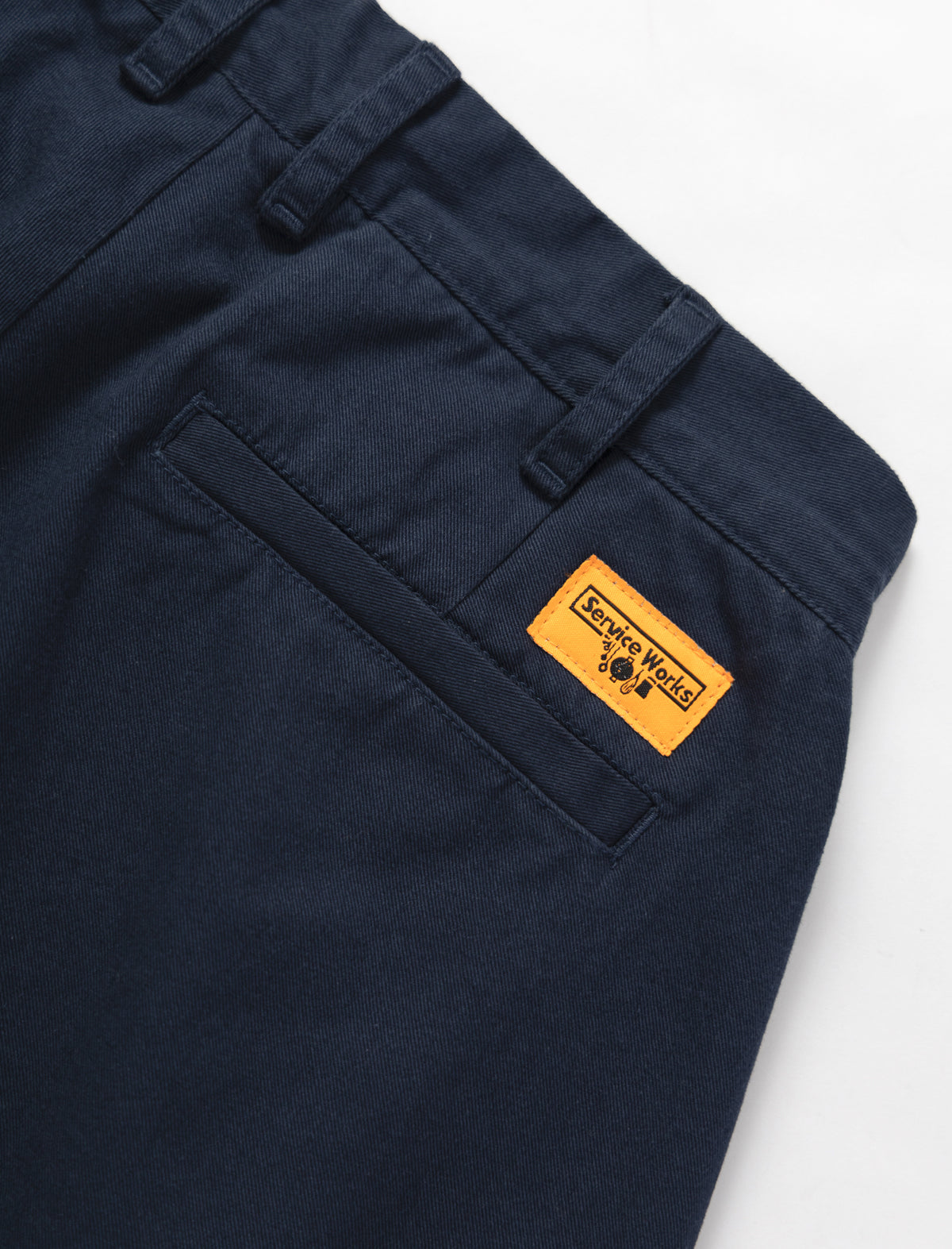 Service Works Drill Part Timer Shorts Navy