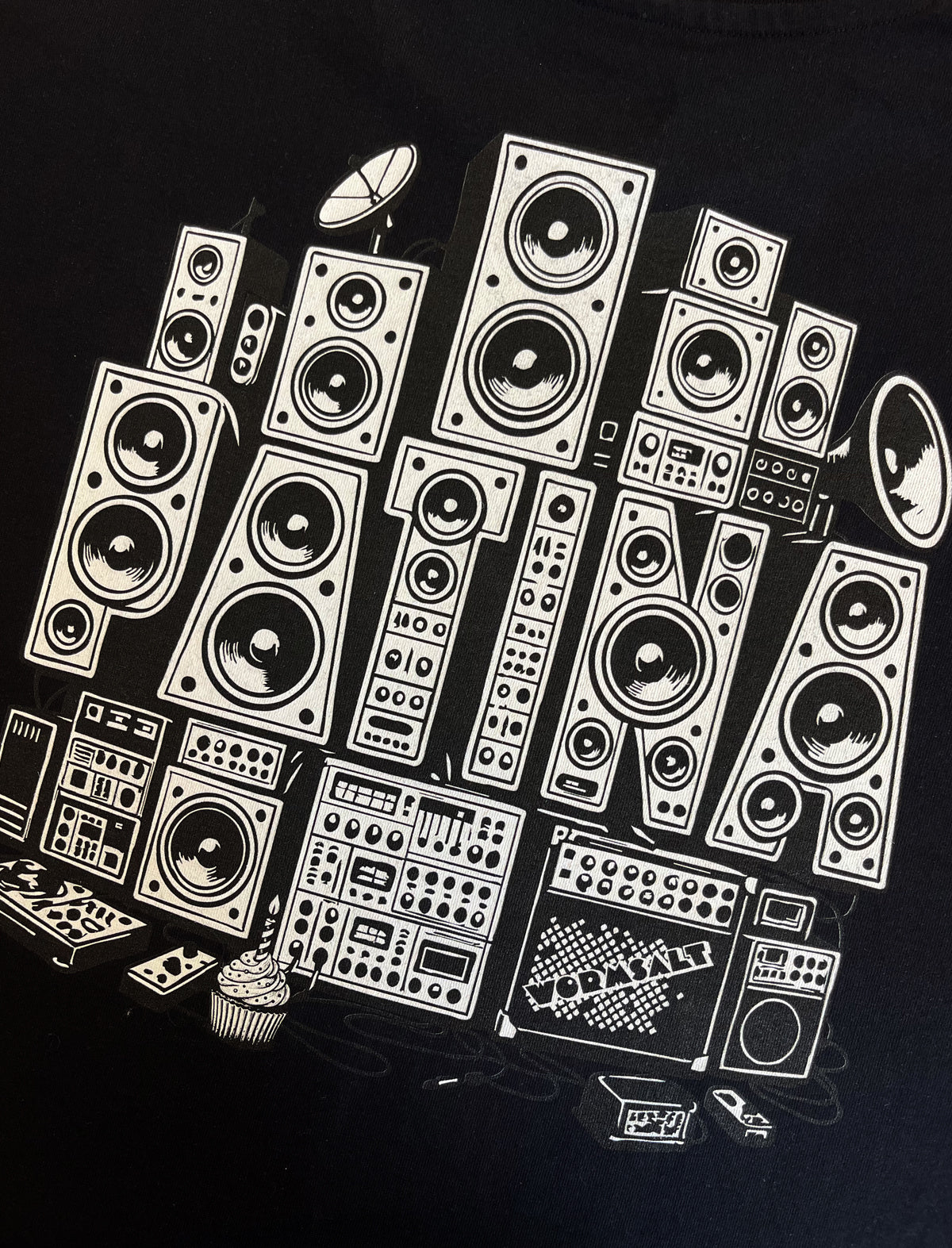 Patina x Wormsalt Anniversary T-Shirt Black