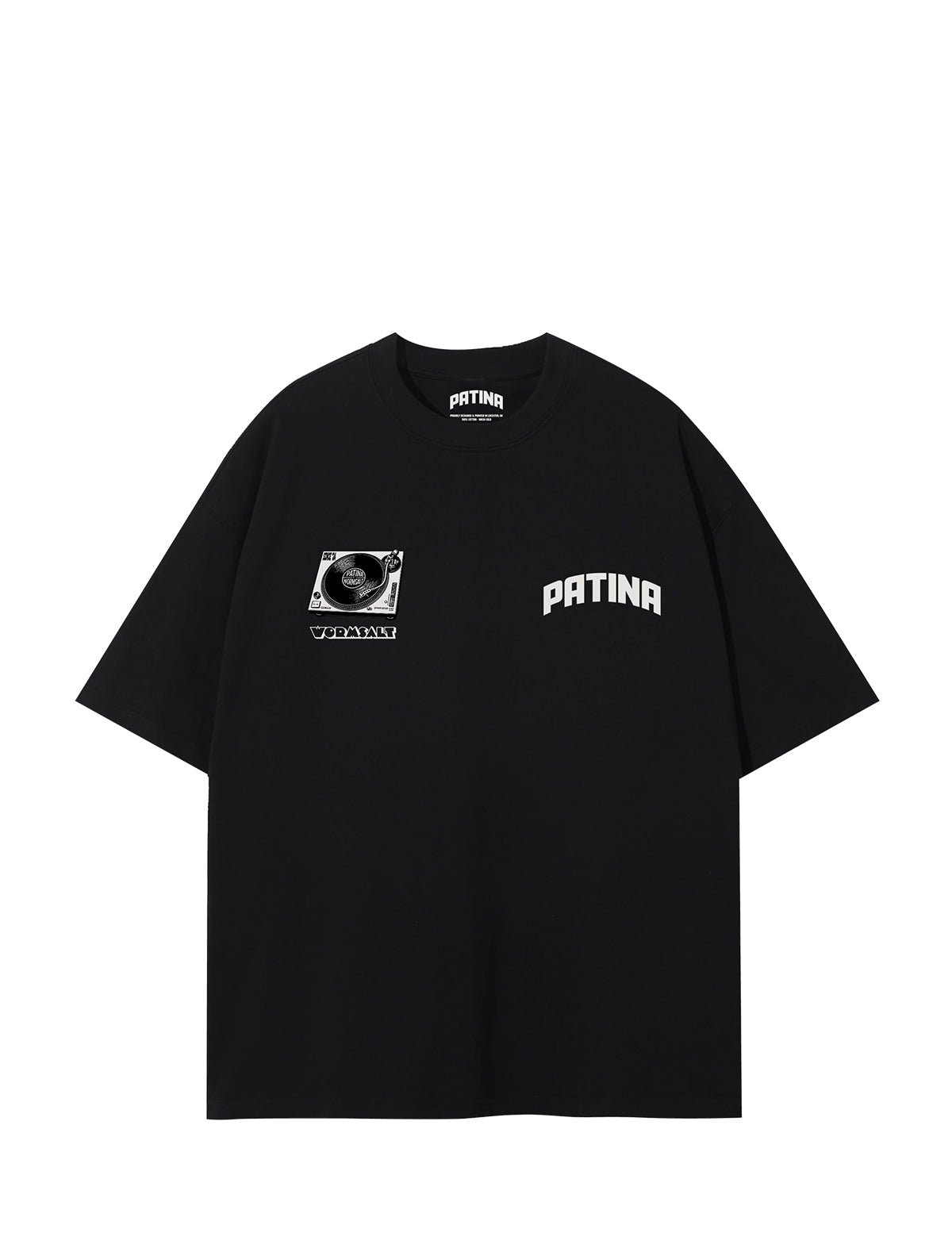 Patina x Wormsalt Anniversary T-Shirt Black