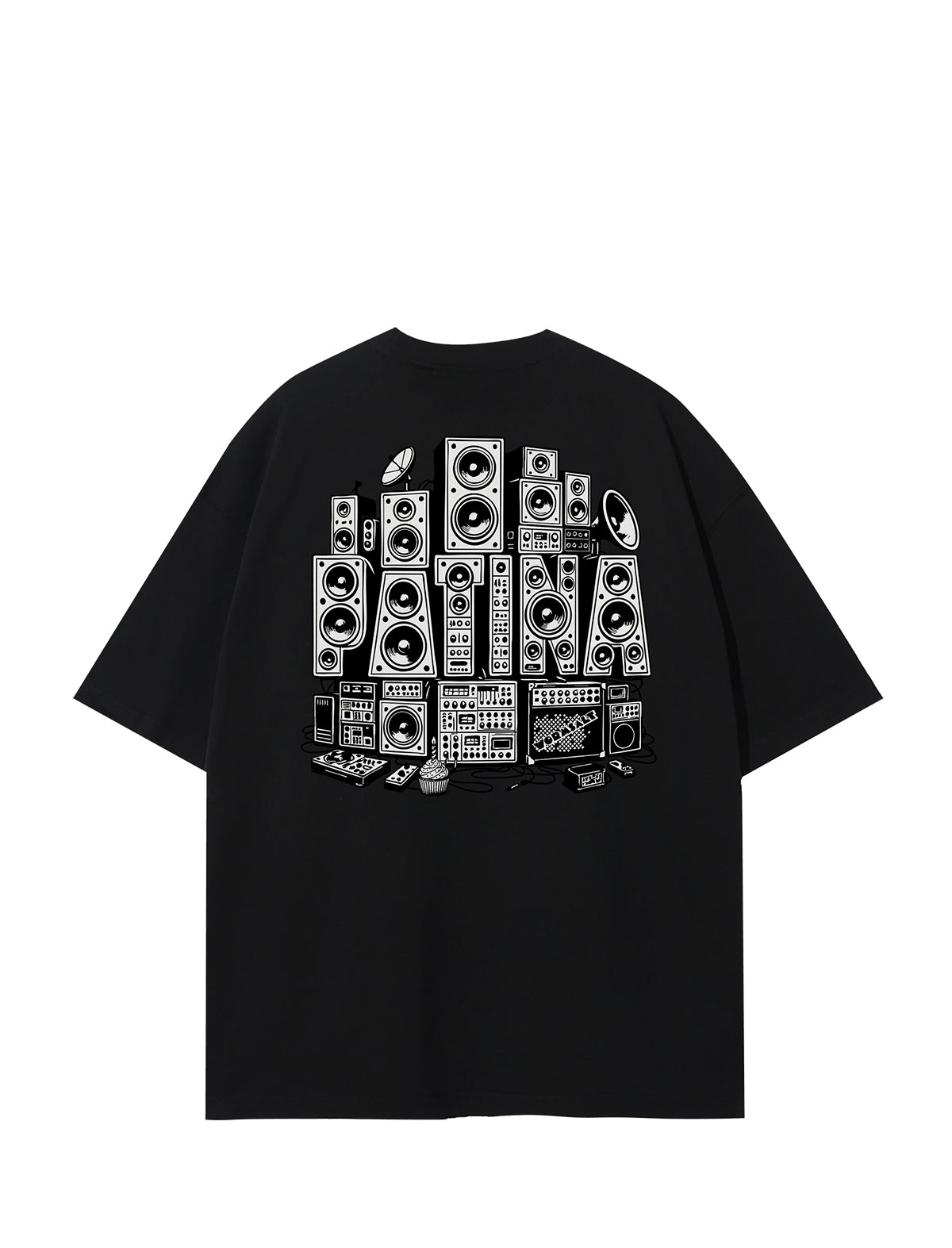 Patina x Wormsalt Anniversary T-Shirt Black