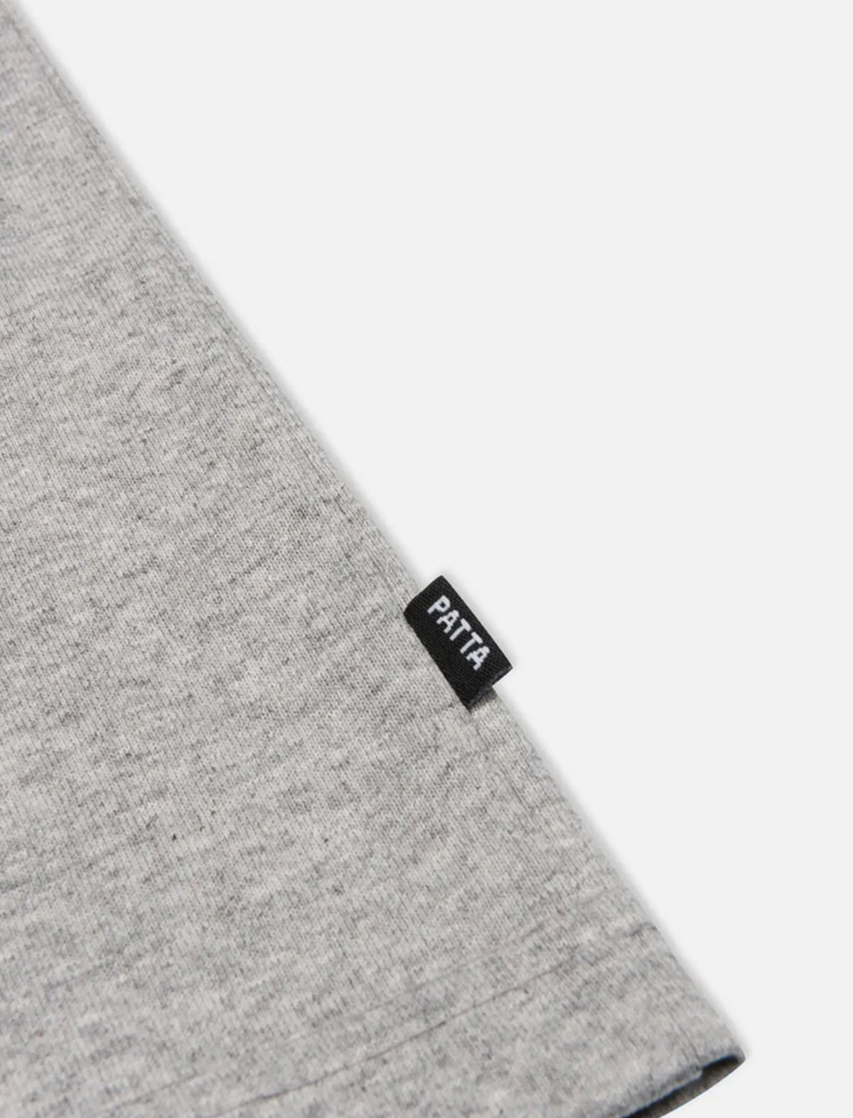 Patta Script Logo T-Shirt Melange Grey