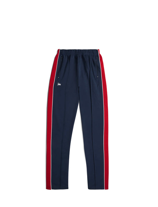 Patta Tricot Straight Track Pants Black Iris