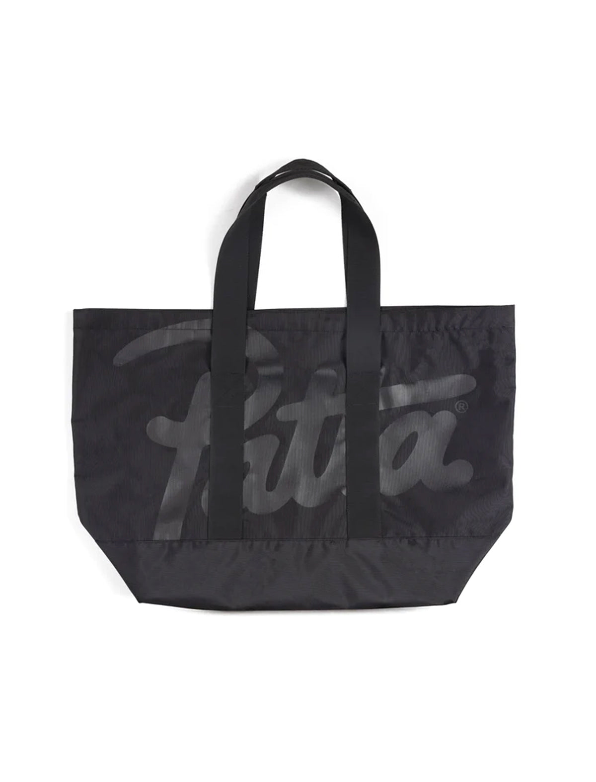 Patta Black tote bag with visible branding on a white background