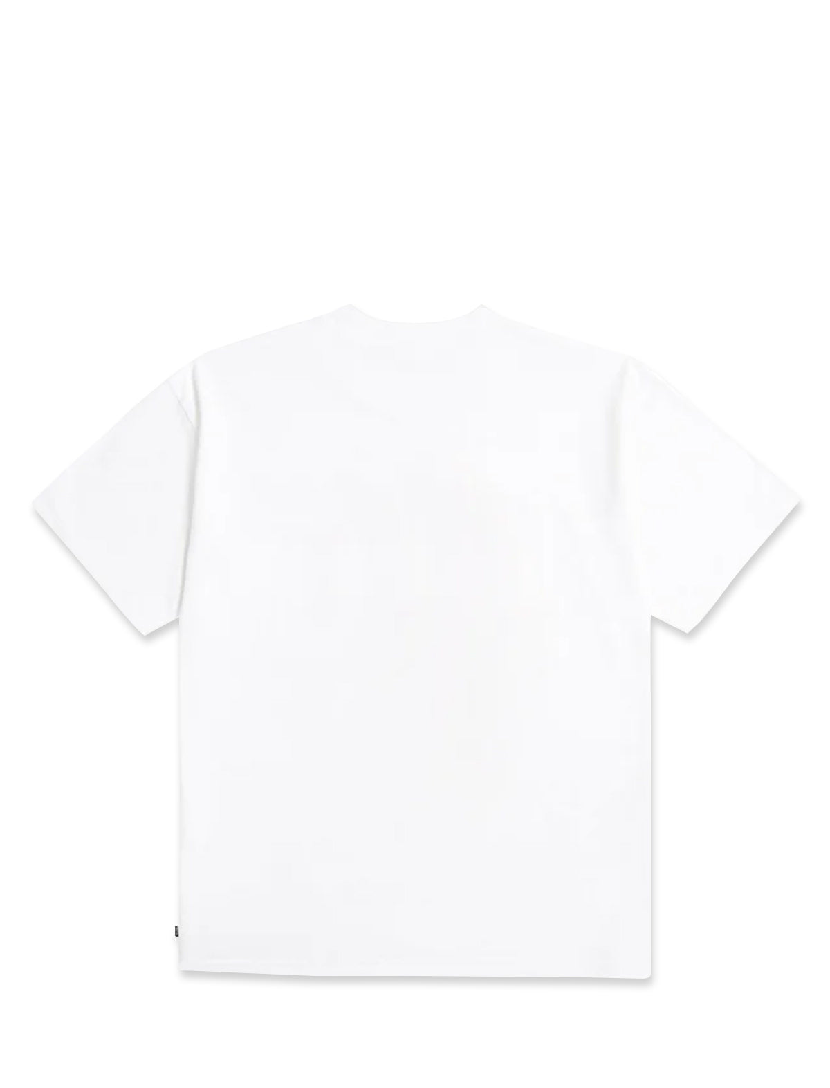 Plain white t-shirt on a white background