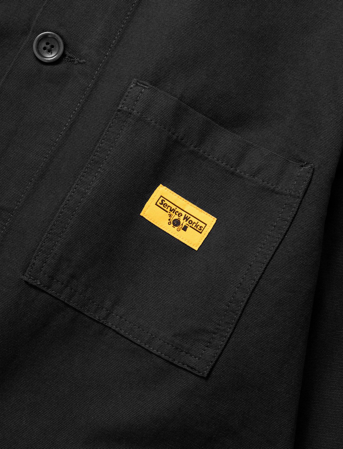 Service Works Canvas Chore Shirt Black