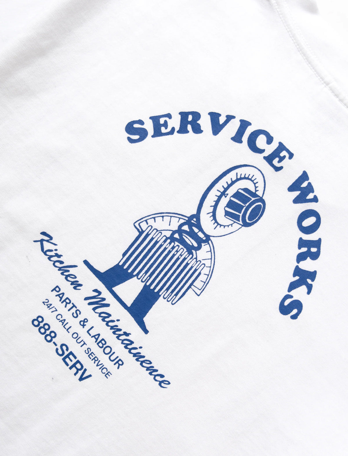 Service Works Maintenance T-Shirt White
