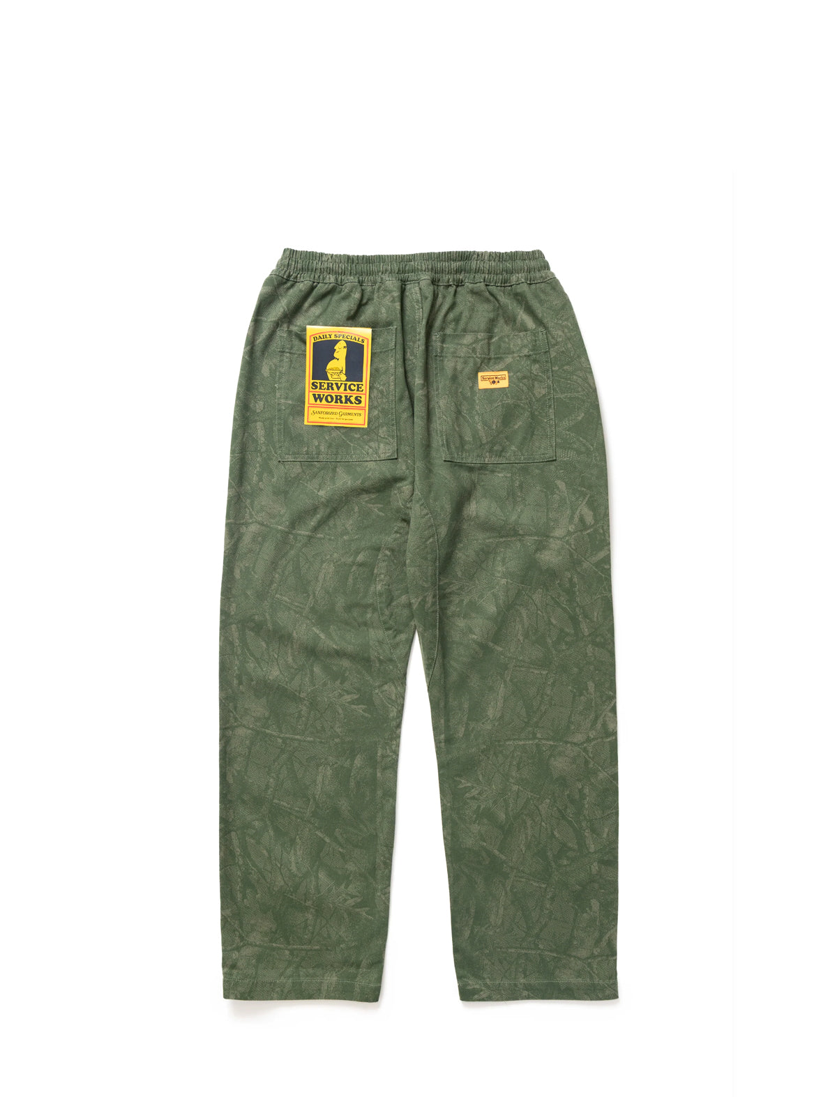 Service Works Xerox Camo Chef Pants Olive