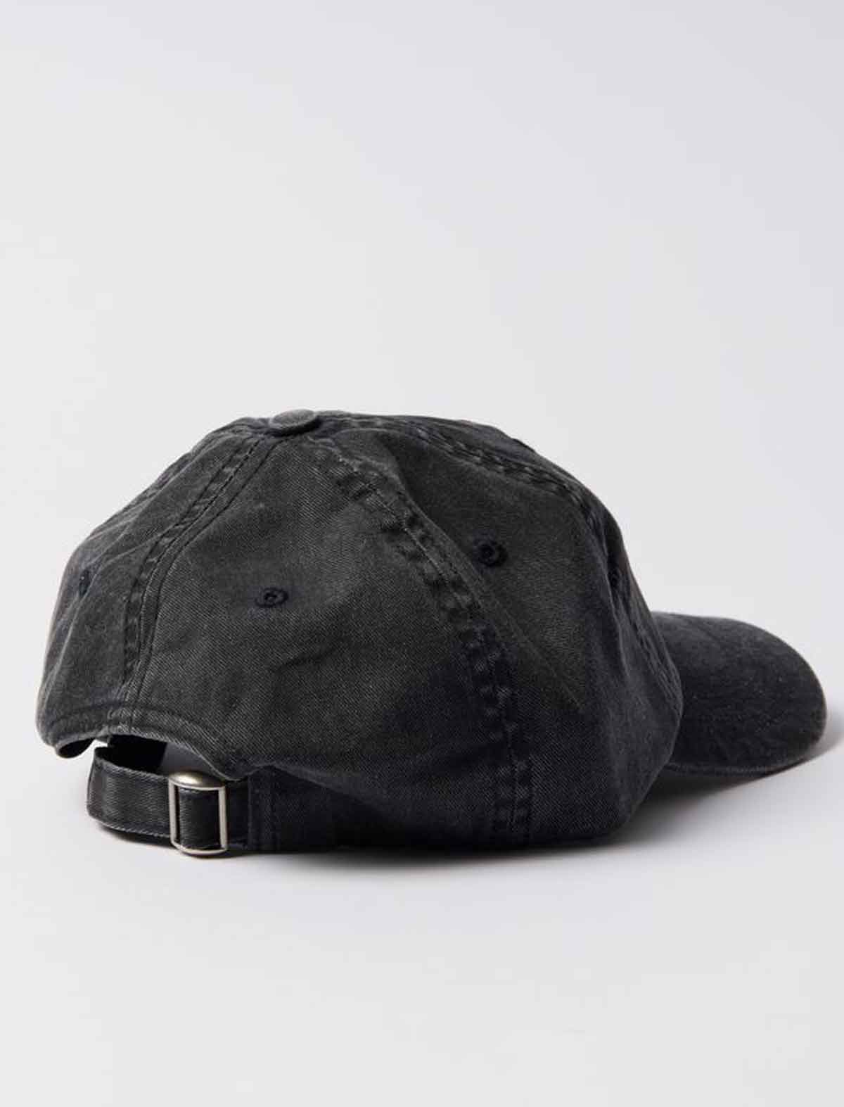 By Parra Infinite 6 Panel Cap in Black on White Background