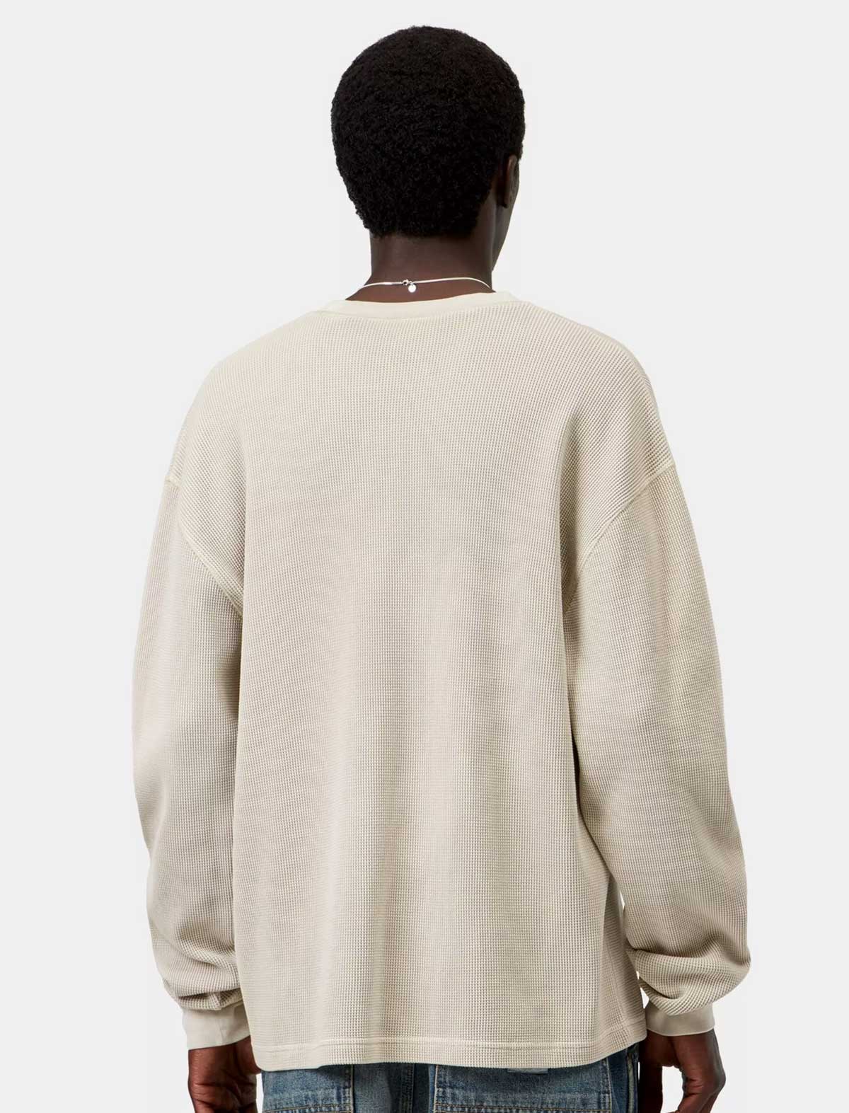 Carhartt WIP LS Vista Waffle T-Shirt Dark Fleur De Sel