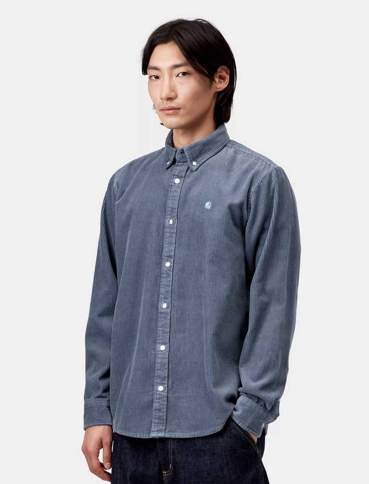 Carhartt WIP Madison Cord Shirt Angelite