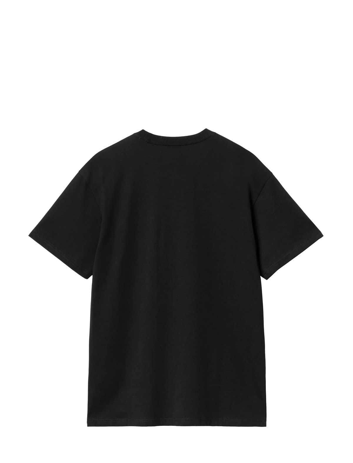 Carhartt WIP S/S Chase Black t-shirt on a white background