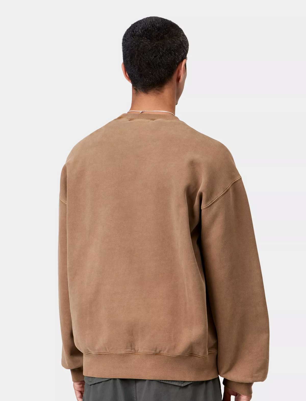 Carhartt WIP Vista Sweatshirt – Hamilton Brown Garment Dyed